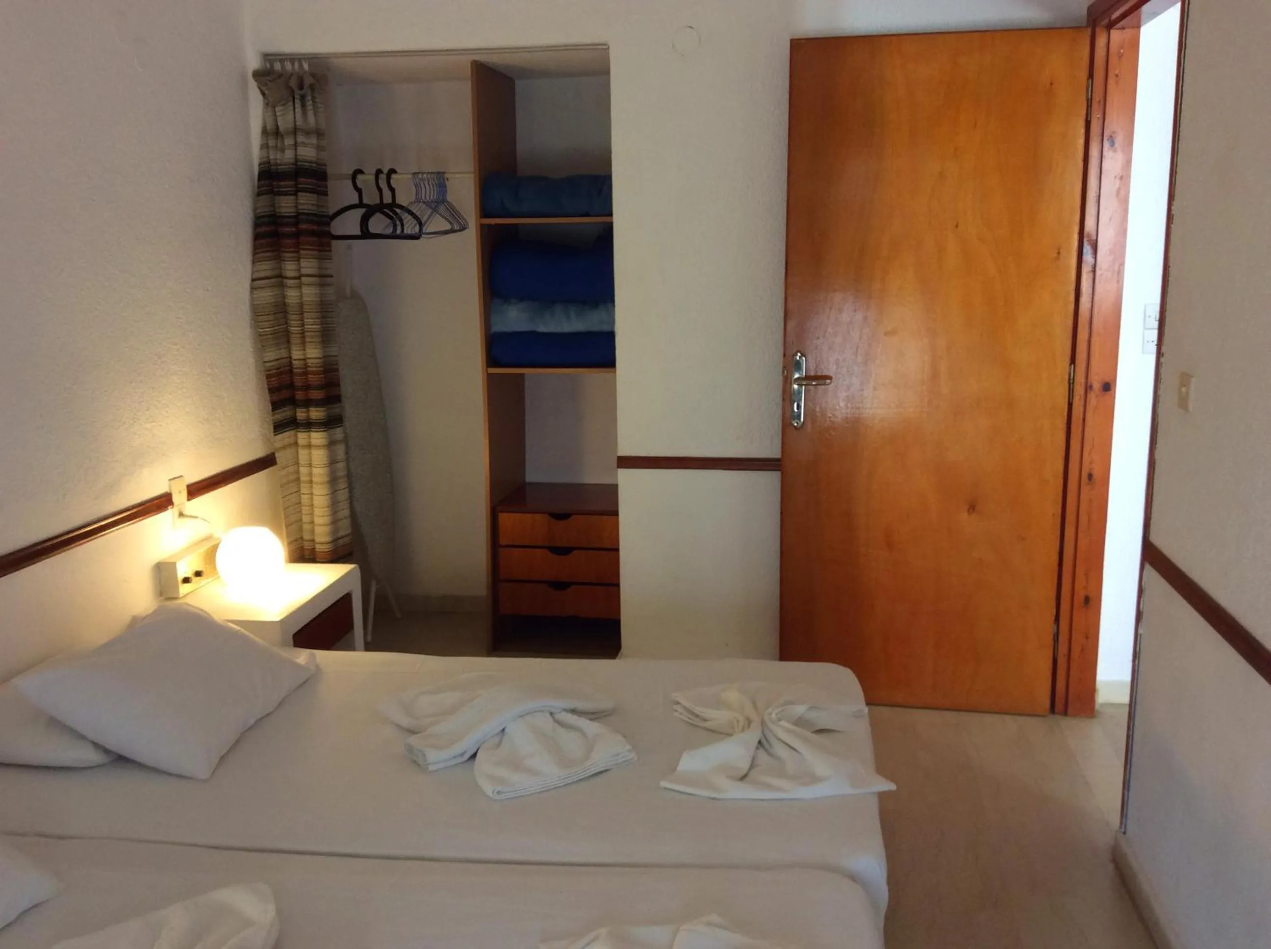 Bed in Mantraki Hotel Apartments