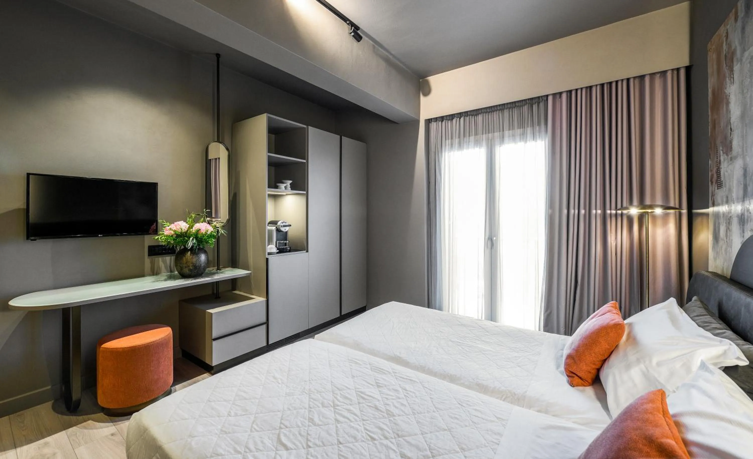 Bedroom, Bed in Arcadion Hotel