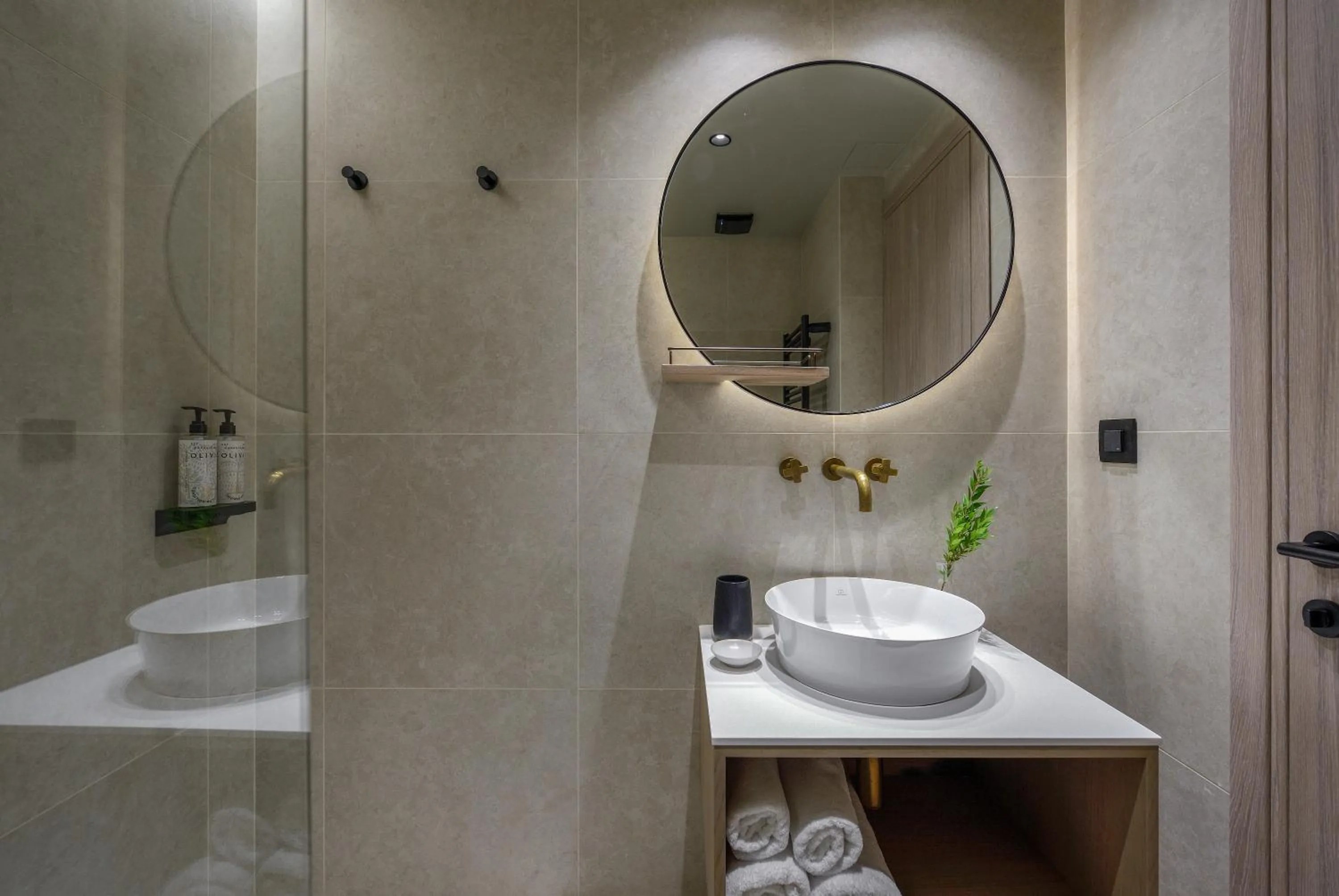 Bathroom in Arcadion Hotel