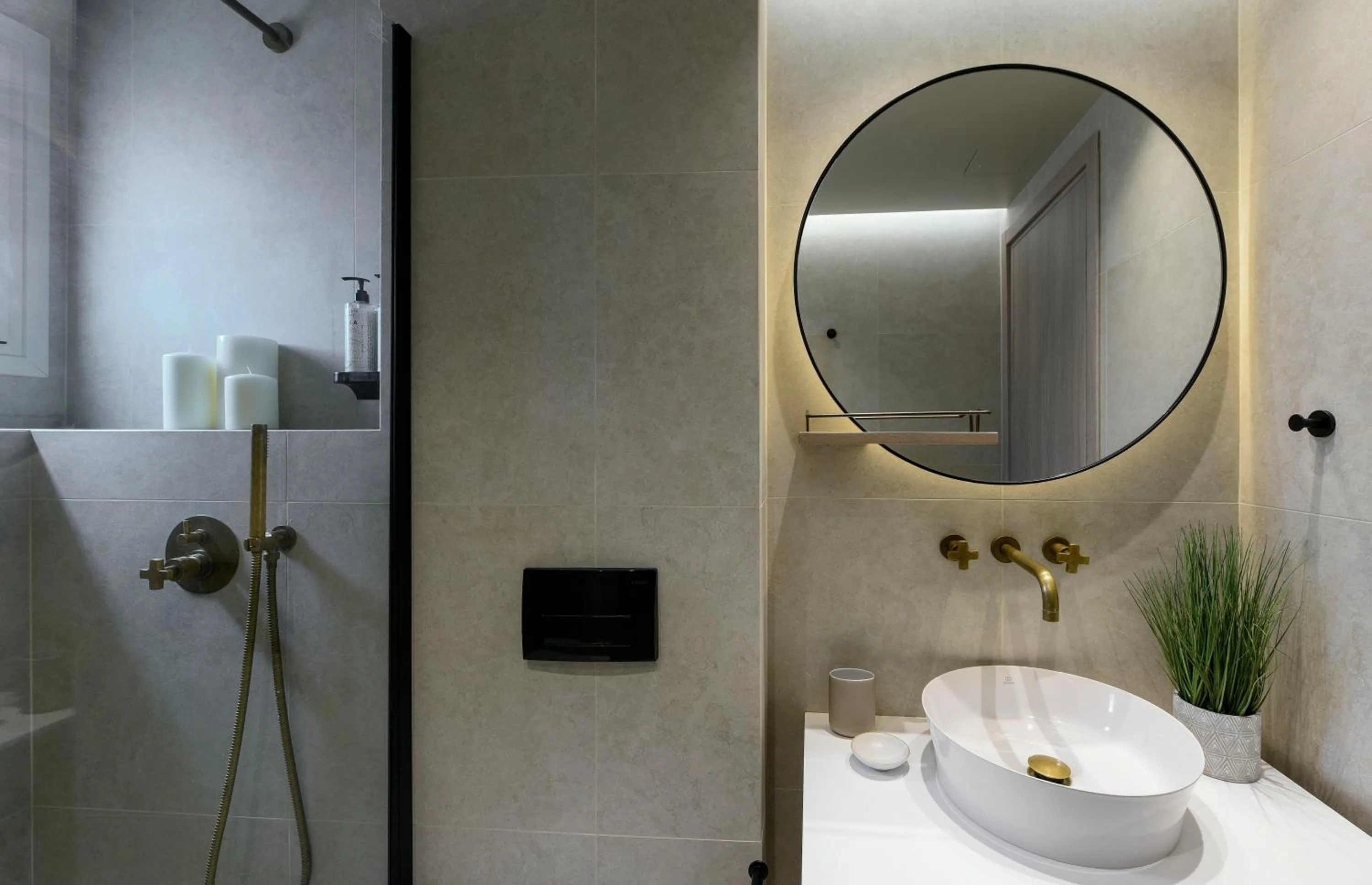 Bathroom in Arcadion Hotel