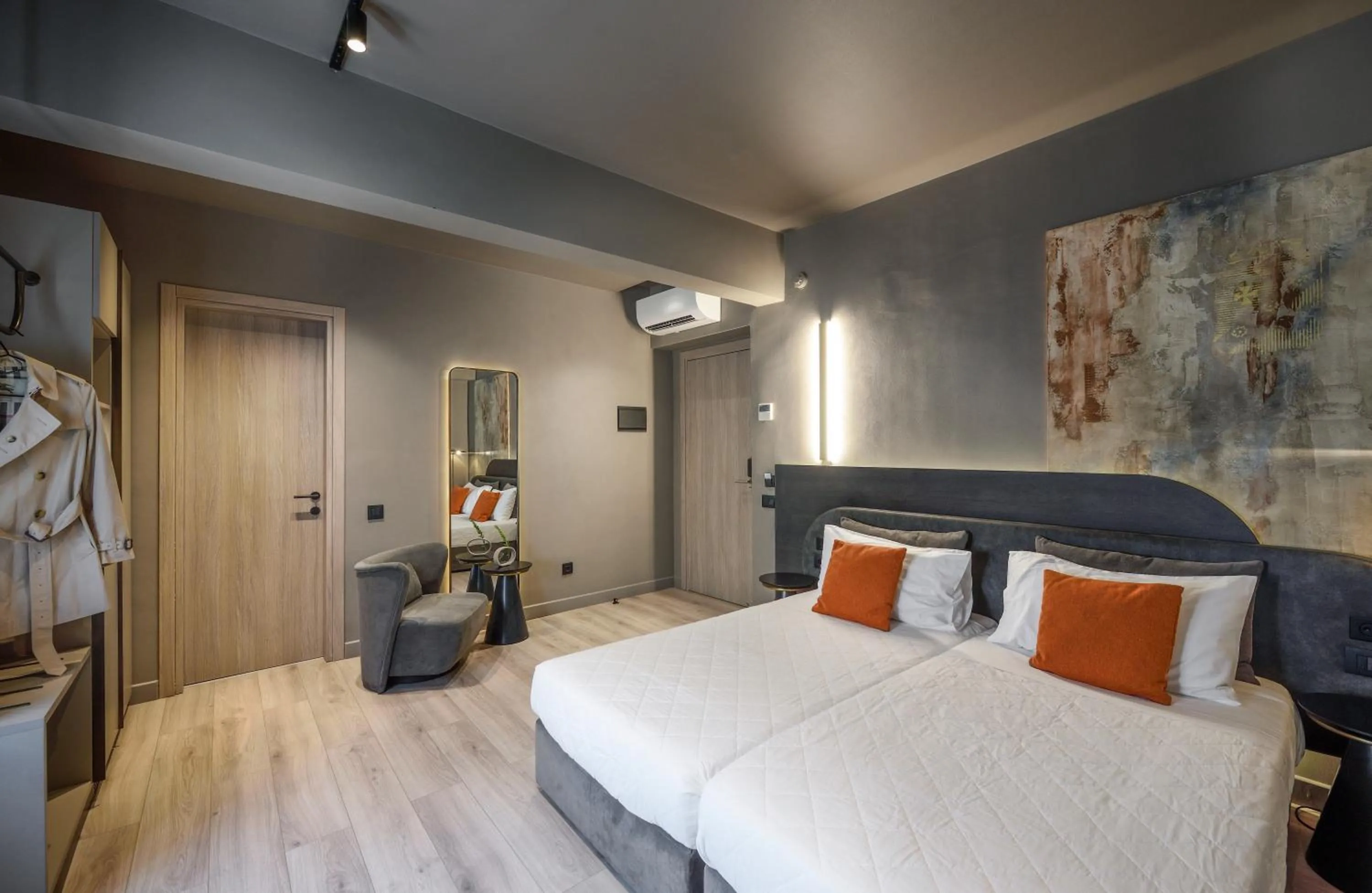 Bedroom, Bed in Arcadion Hotel