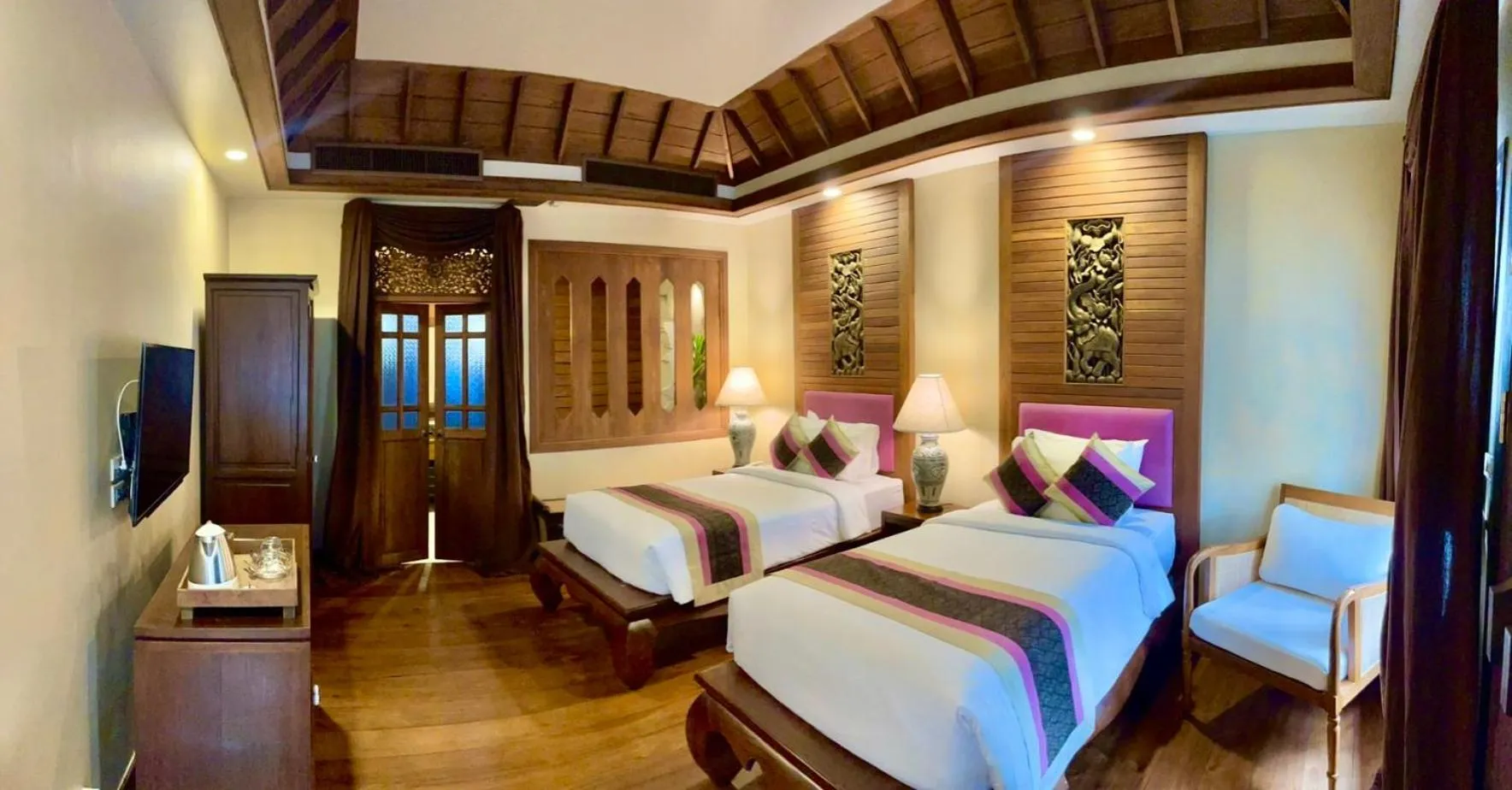 Bed in Amata Lanna Village อมตะล้านนาวิลเลจ