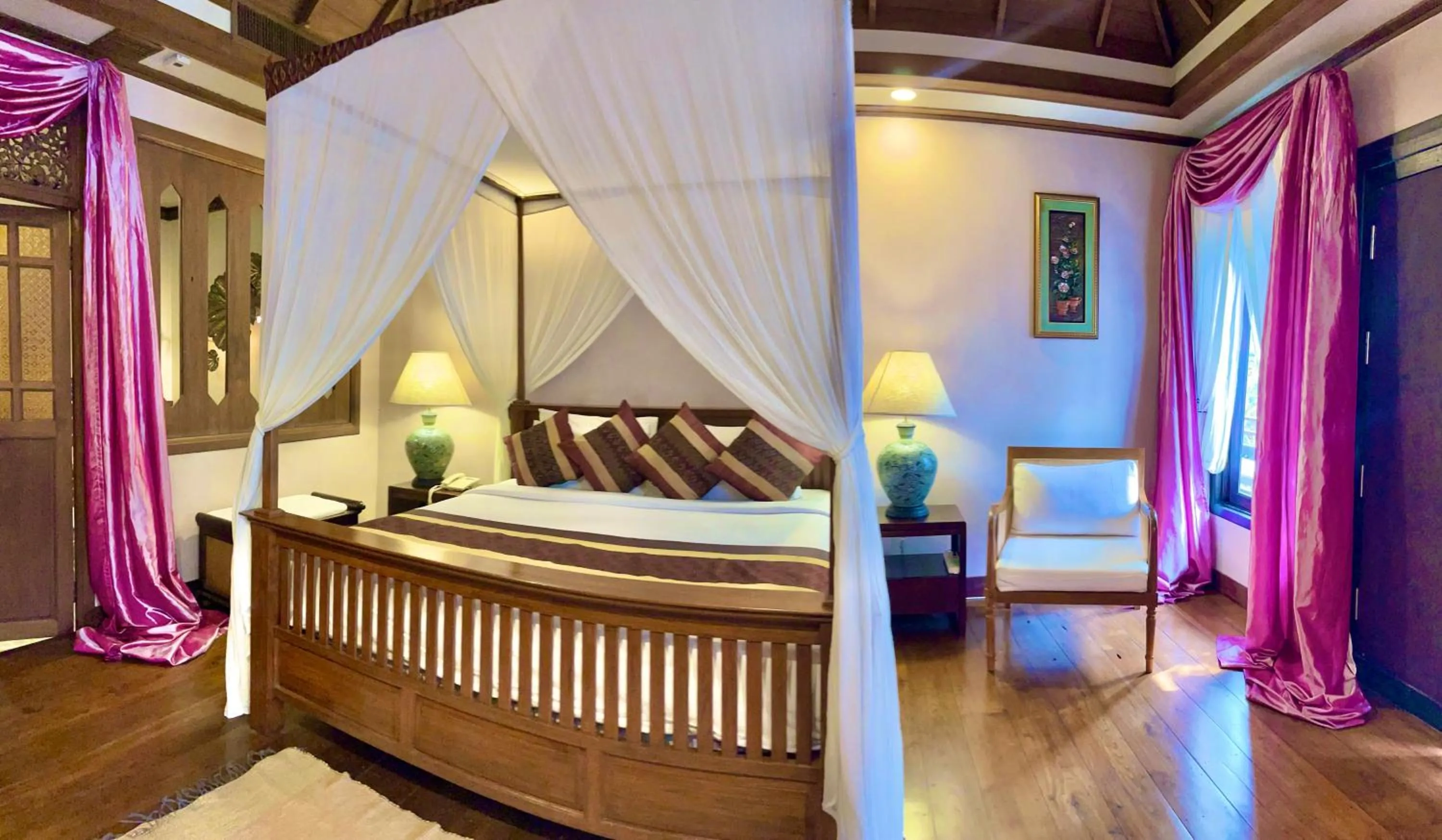 Bedroom, Bed in Amata Lanna Village อมตะล้านนาวิลเลจ