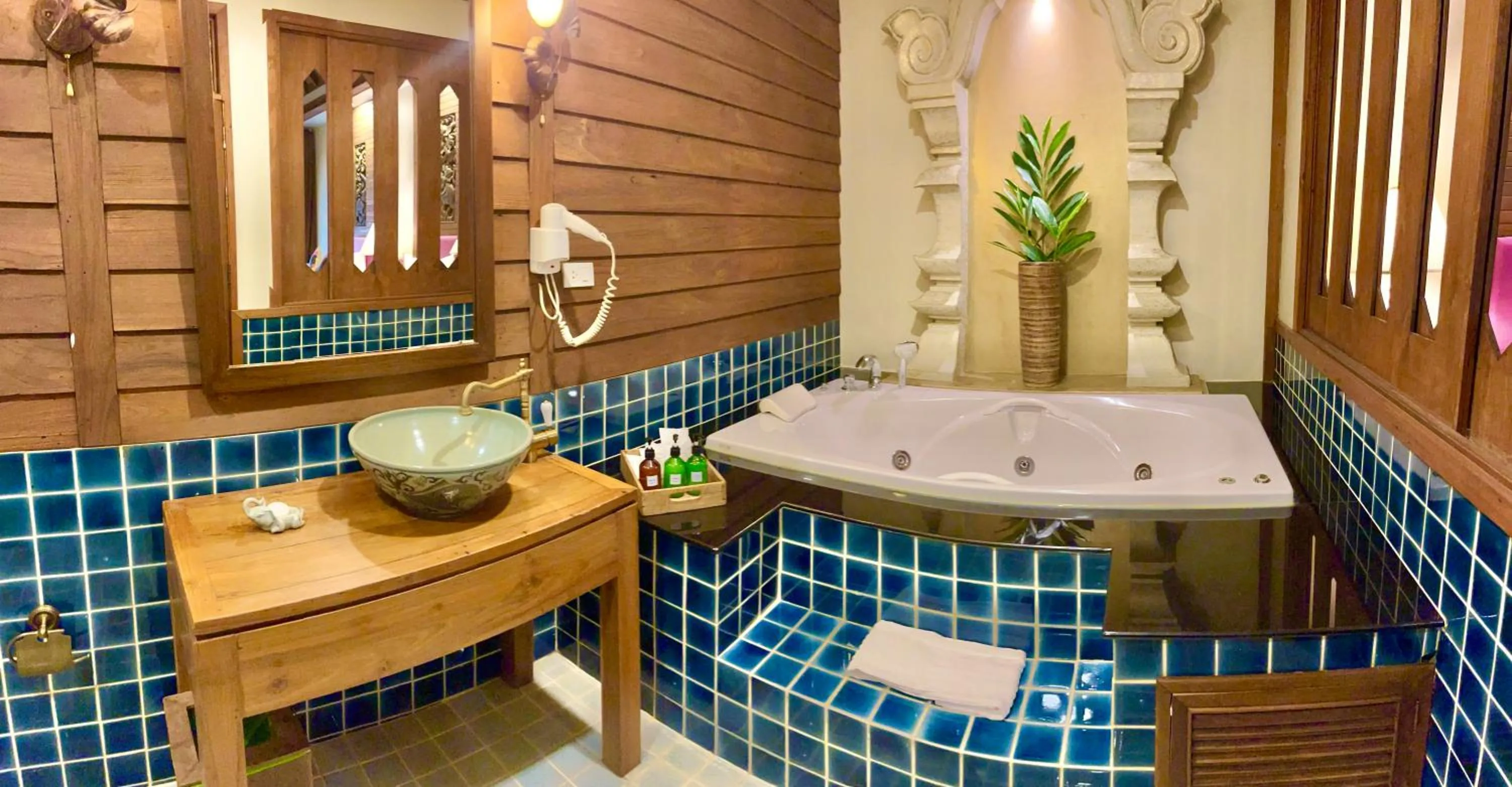 Bathroom in Amata Lanna Village อมตะล้านนาวิลเลจ