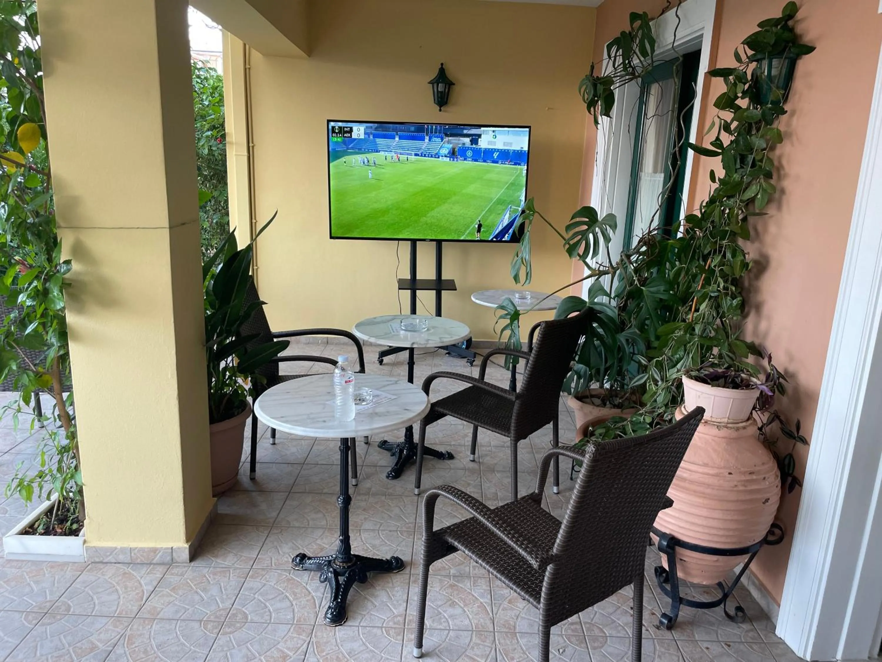 Patio in Sofia Hotel