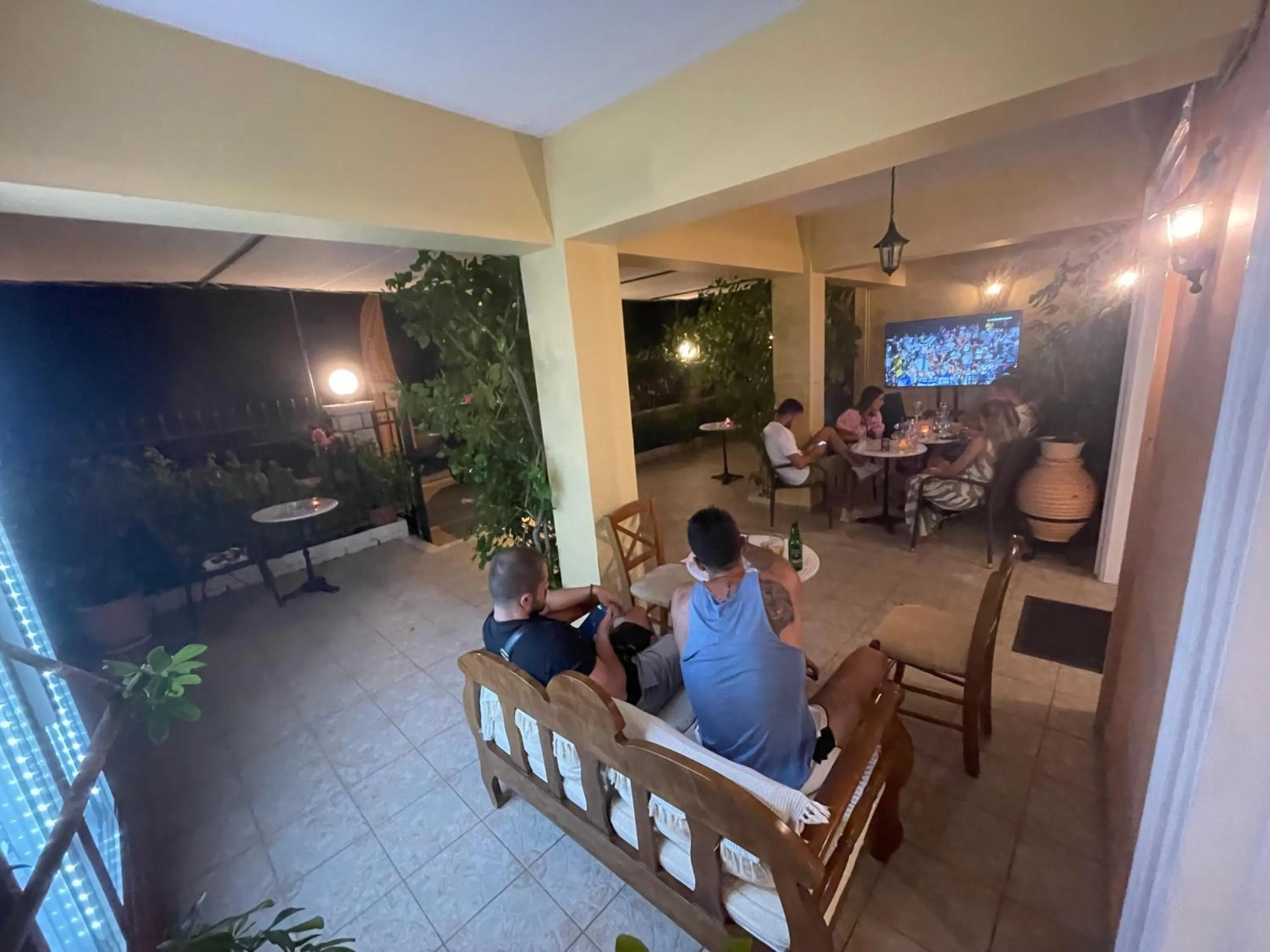 Patio in Sofia Hotel