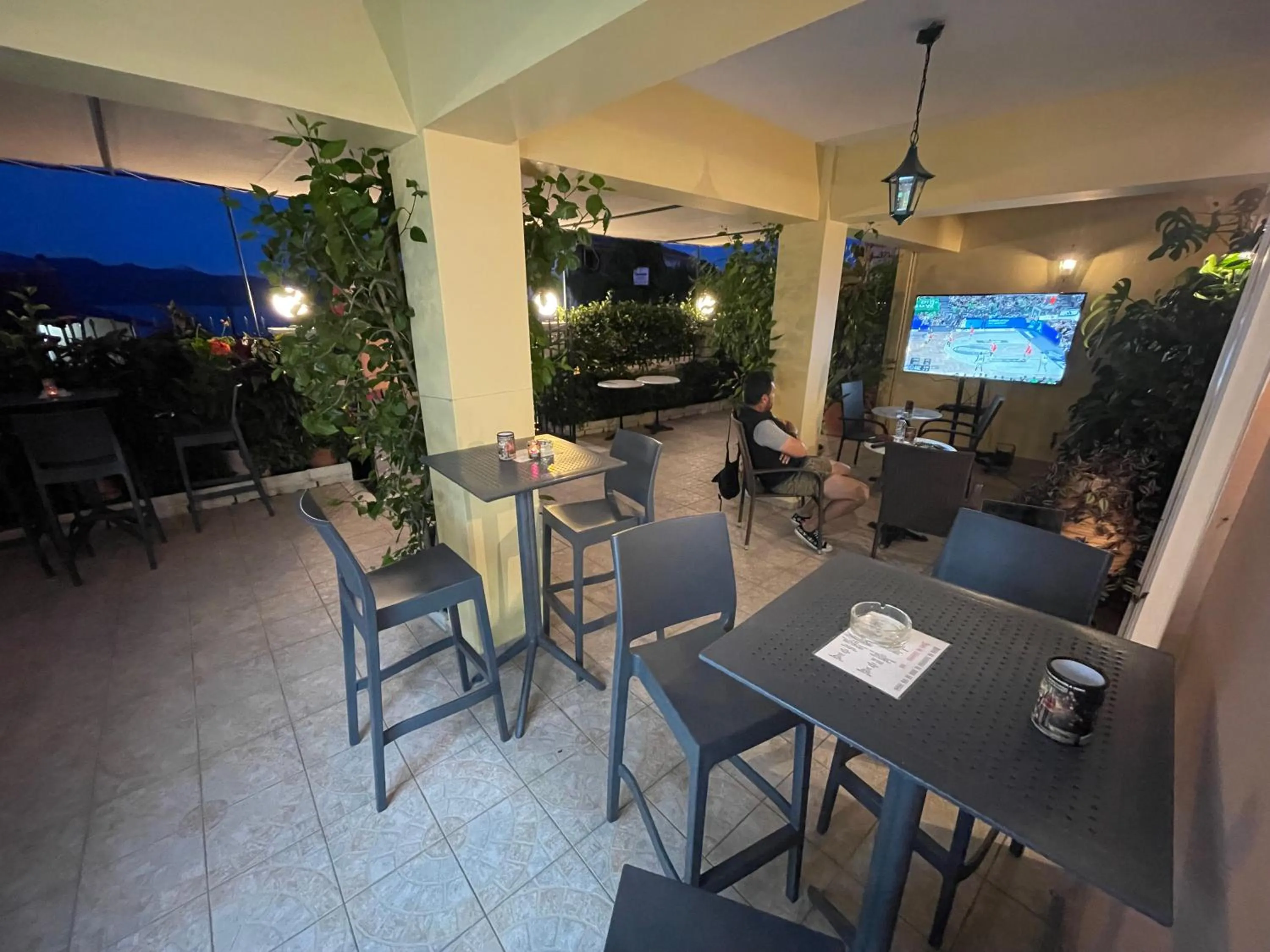 Communal lounge/ TV room in Sofia Hotel