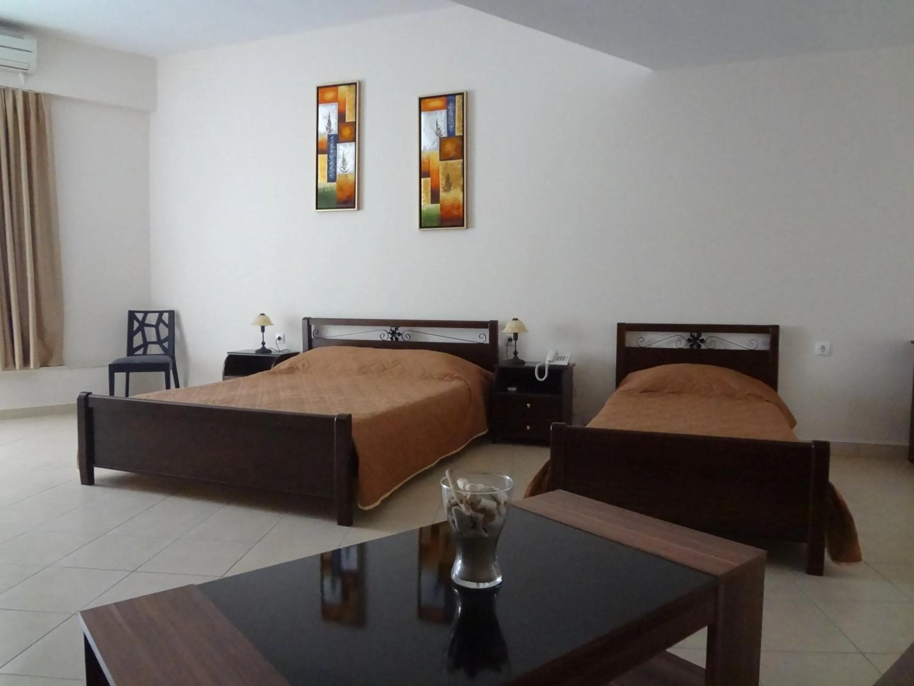 Bed in Avra Beach Hotel