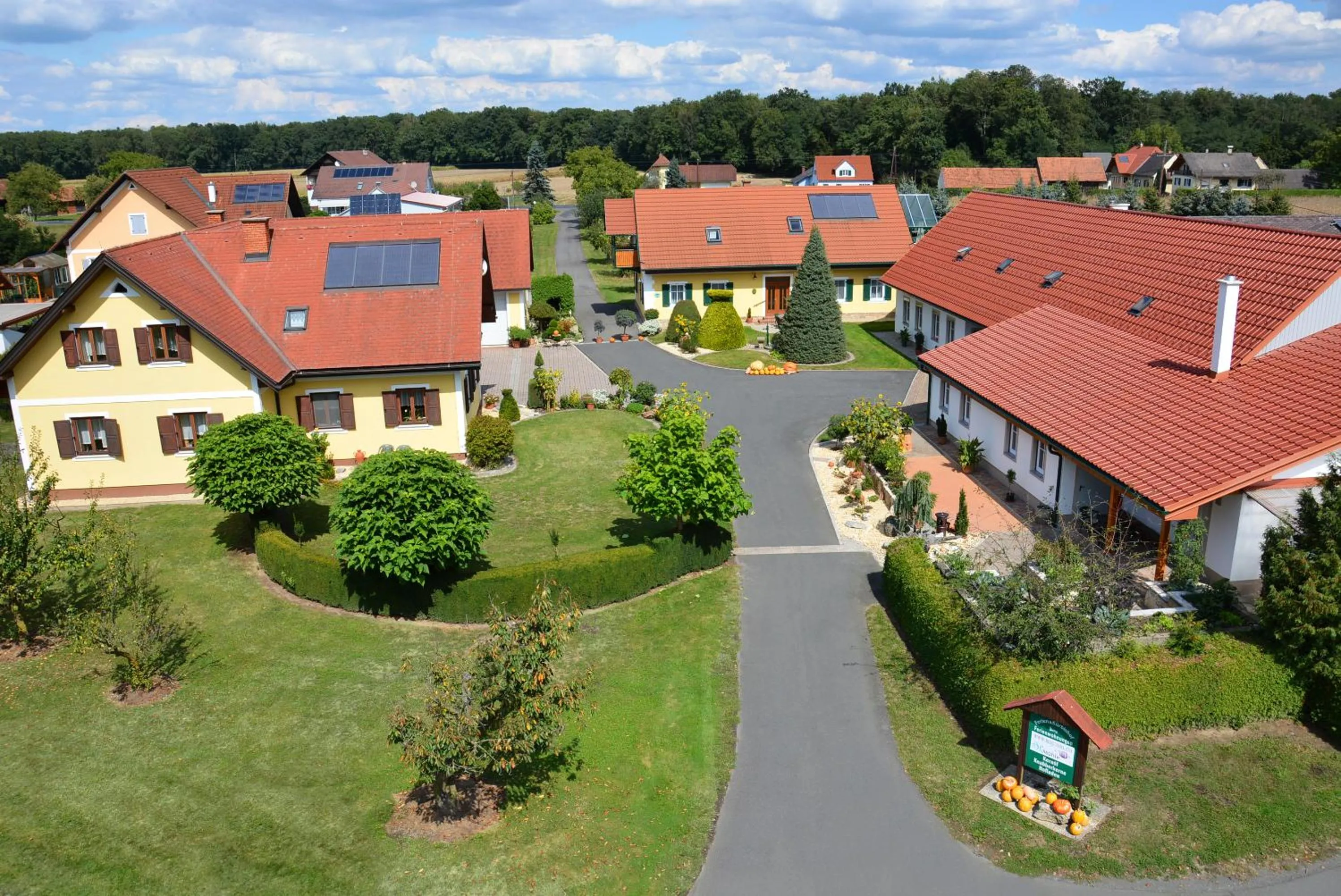 Bird's eye view in Ferien- & Kürbishof Majczan