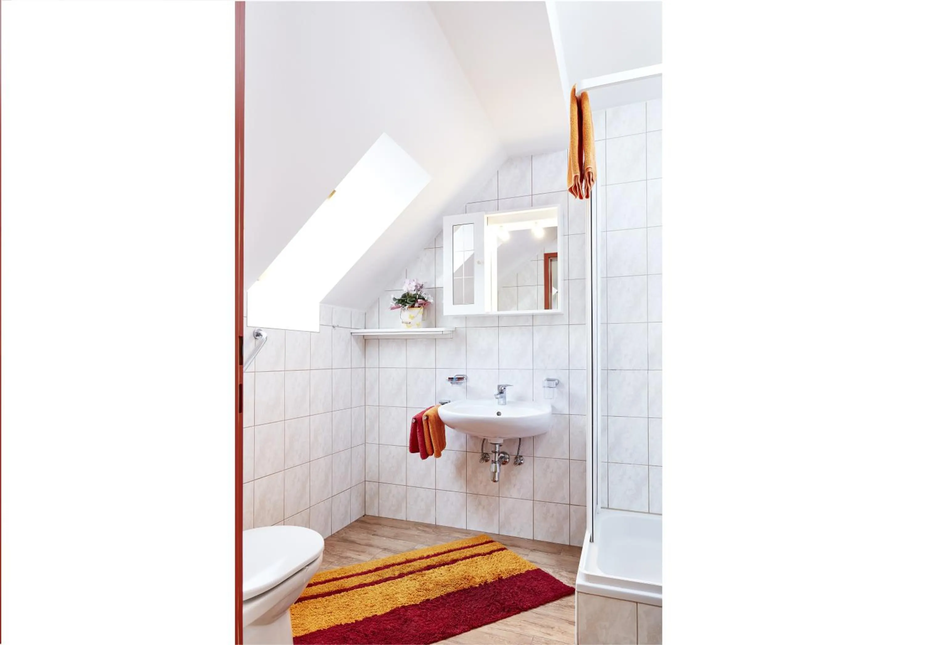 Shower in Ferien- & Kürbishof Majczan