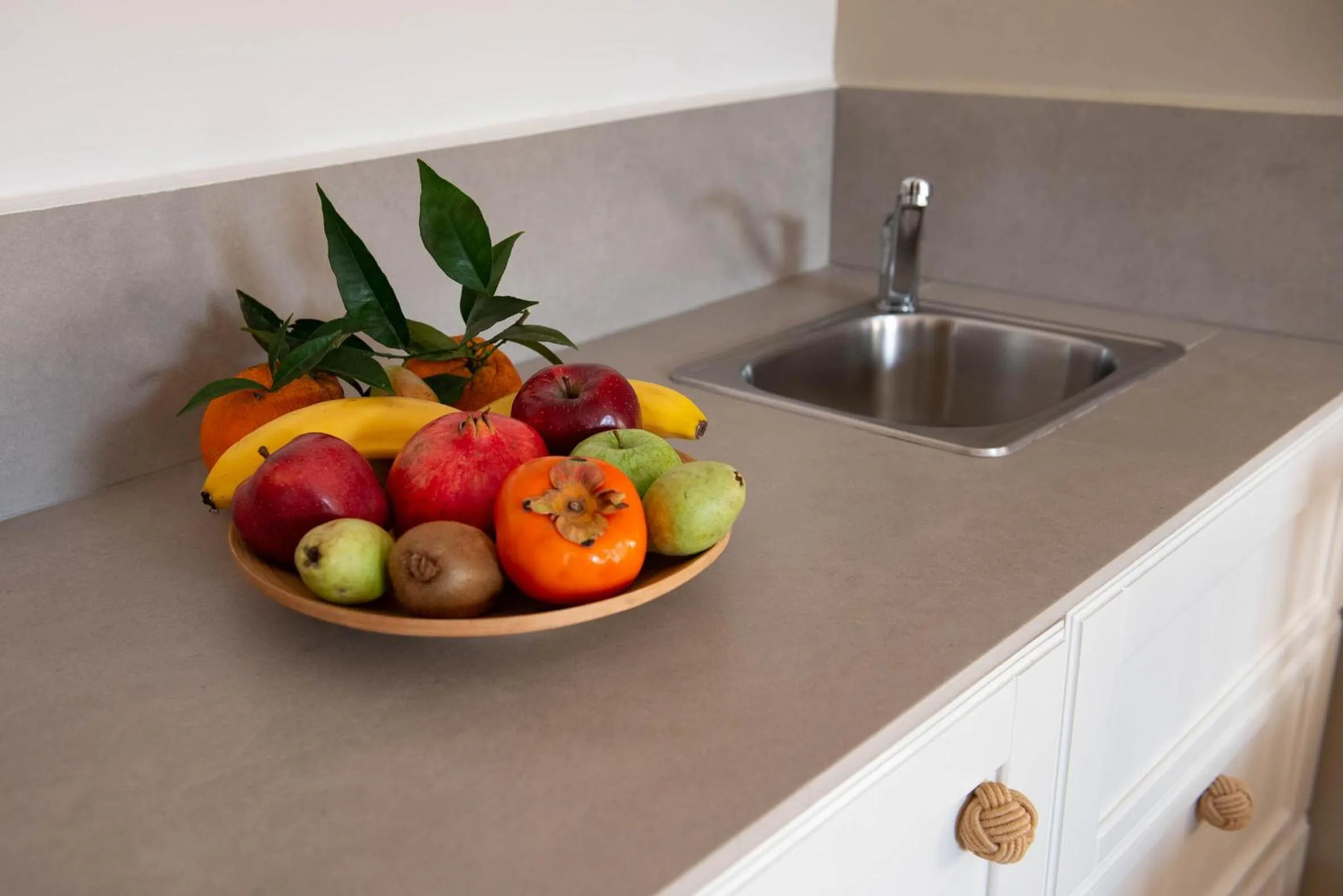 Kitchen or kitchenette in Saga Hotel