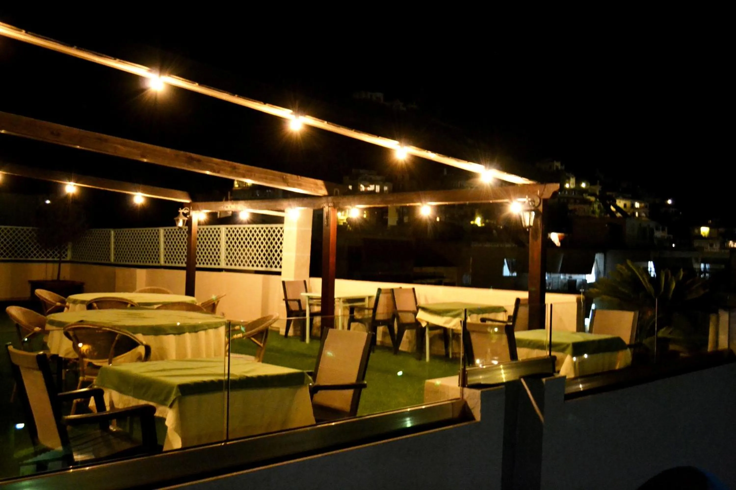 Dining area in Saga Hotel