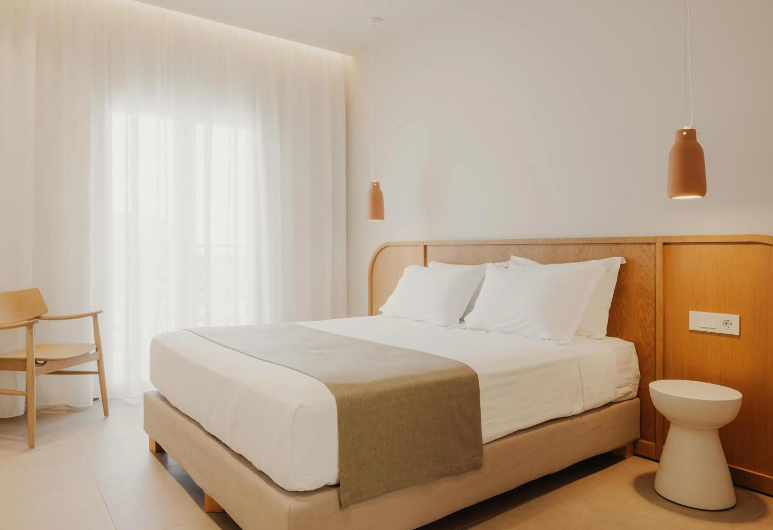 Bedroom, Bed in Hotel Apollon Corfu