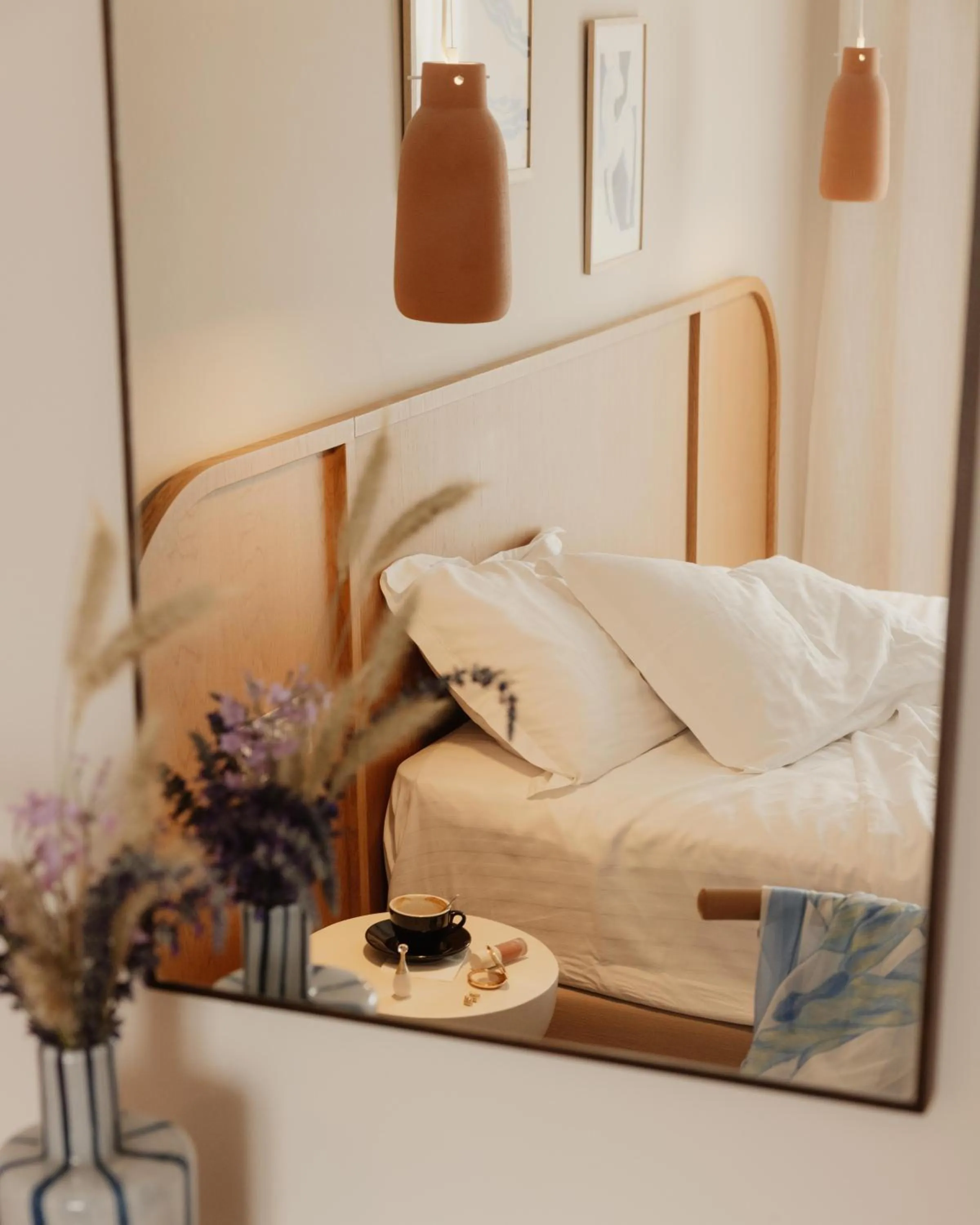 Bed in Hotel Apollon Corfu