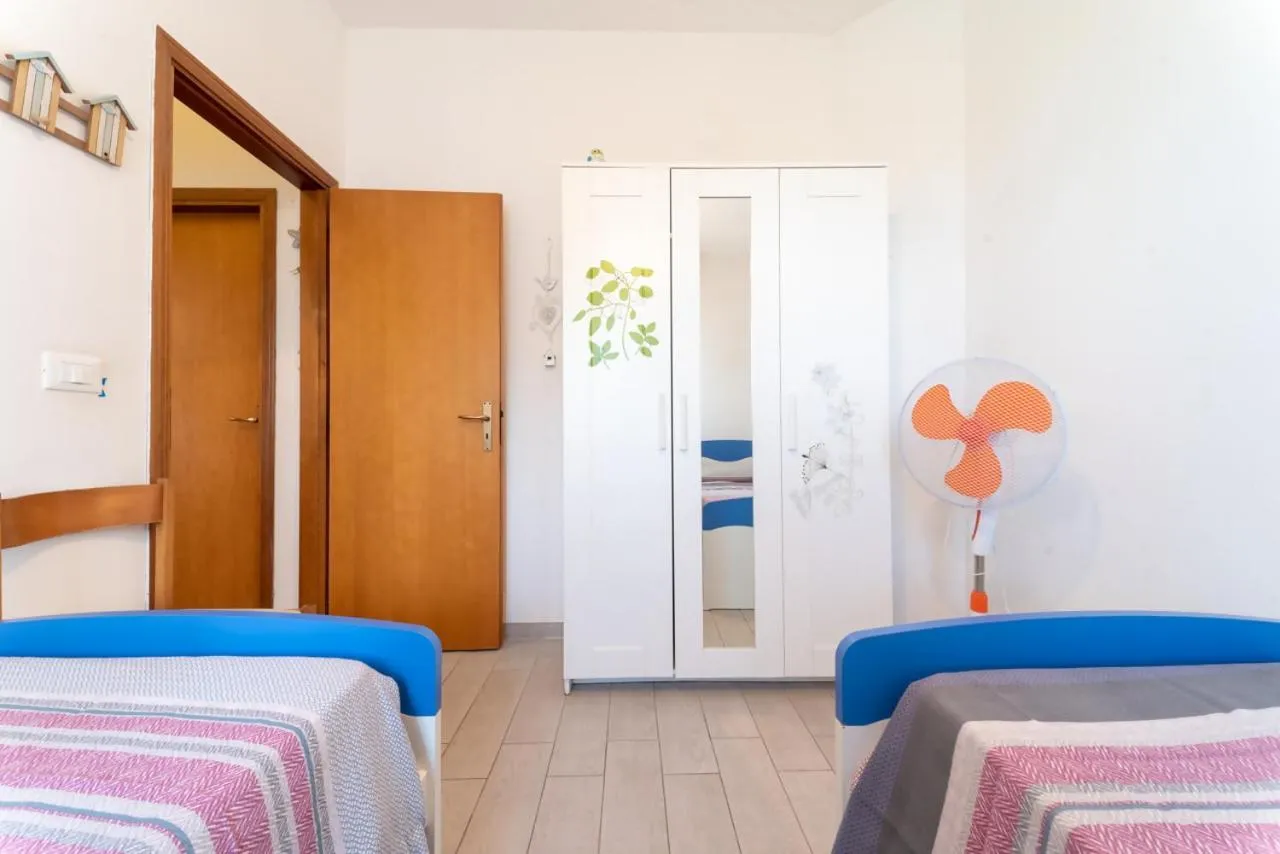 Bedroom, Bed in Azzurro lido adriano vista mare