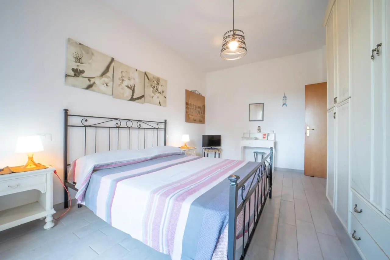 Bed in AZZURRO LIDO ADRIANO VISTA MARE