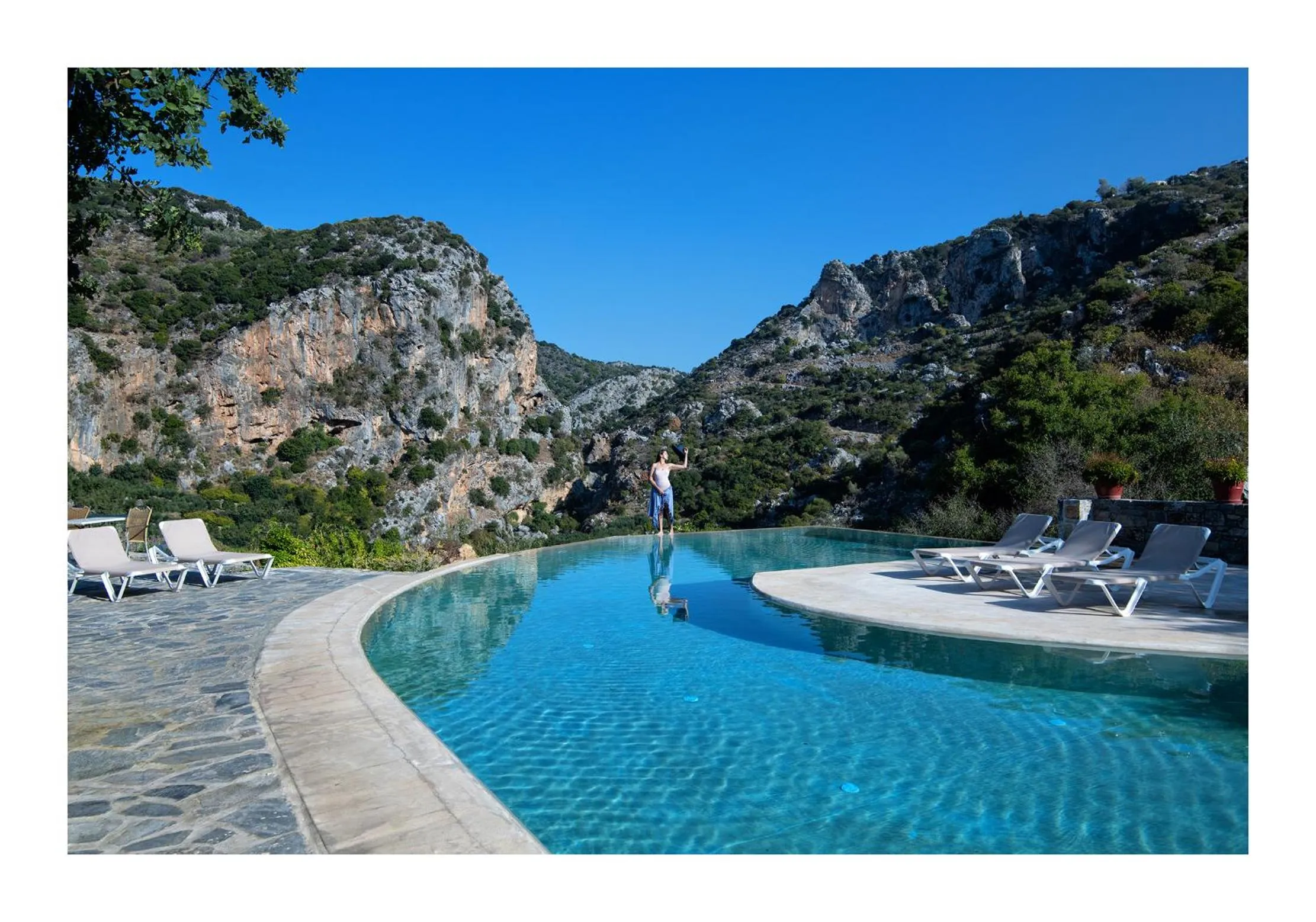 Pool view in Enagron Ecotourism Village