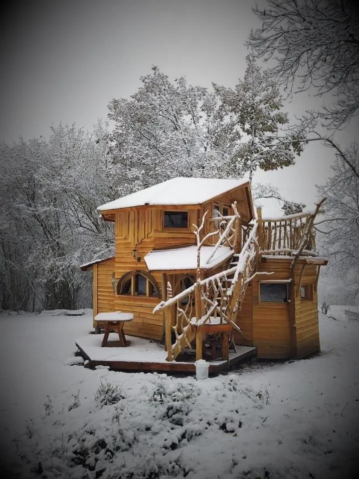 Winter in Les Cabanes De Pyrene