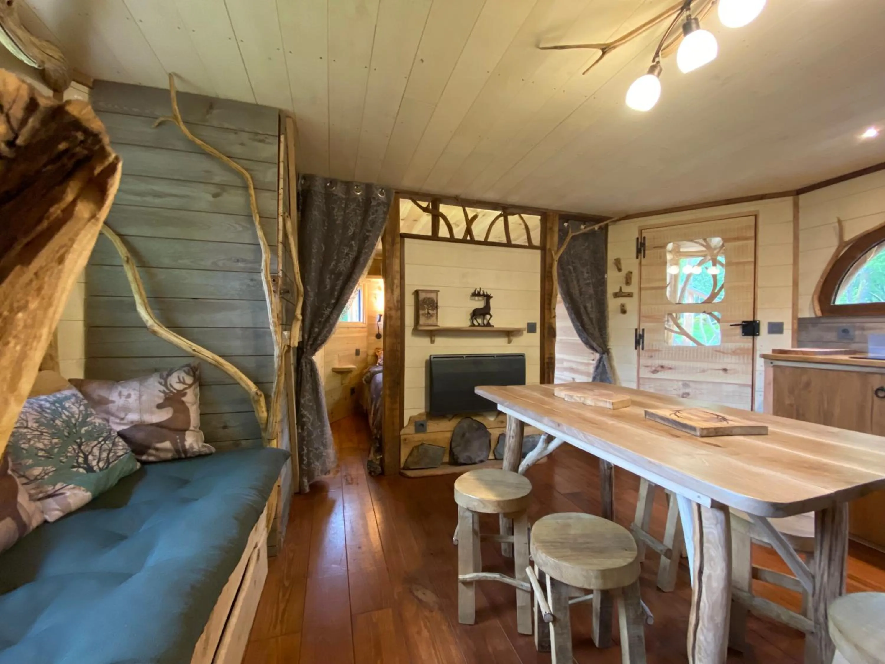 Living room in Les Cabanes De Pyrene