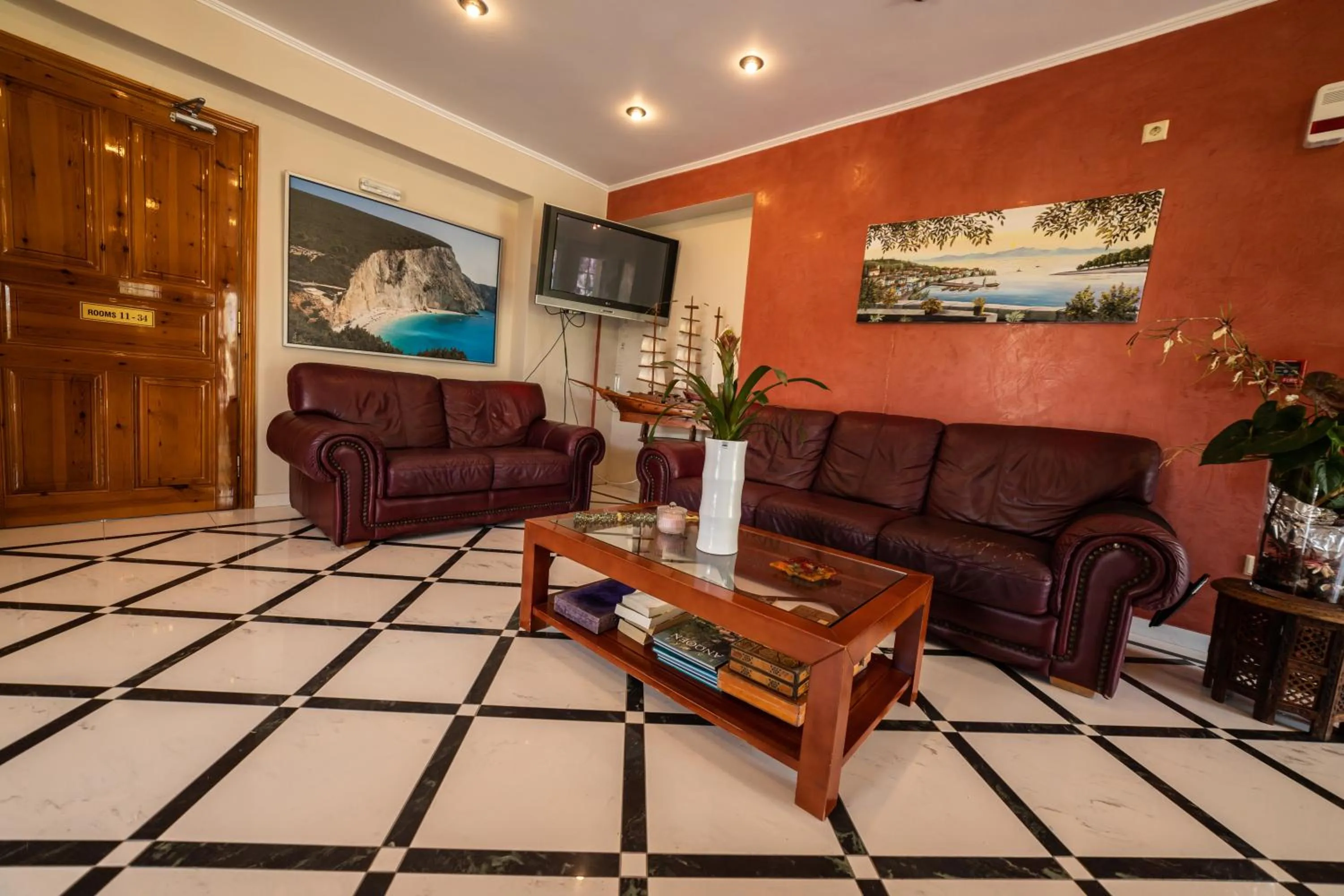 Living room in Hotel Odeon