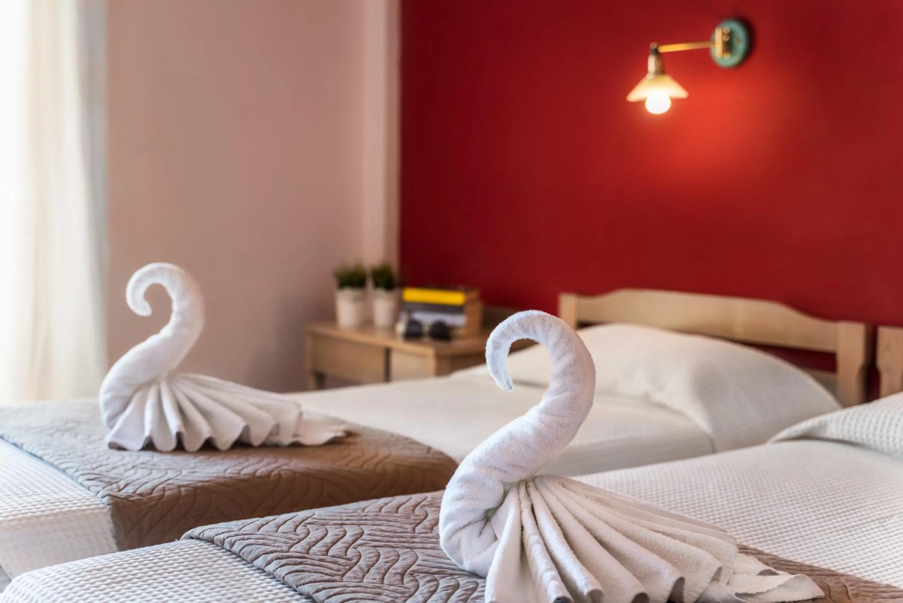 Bed in Hotel Brascos