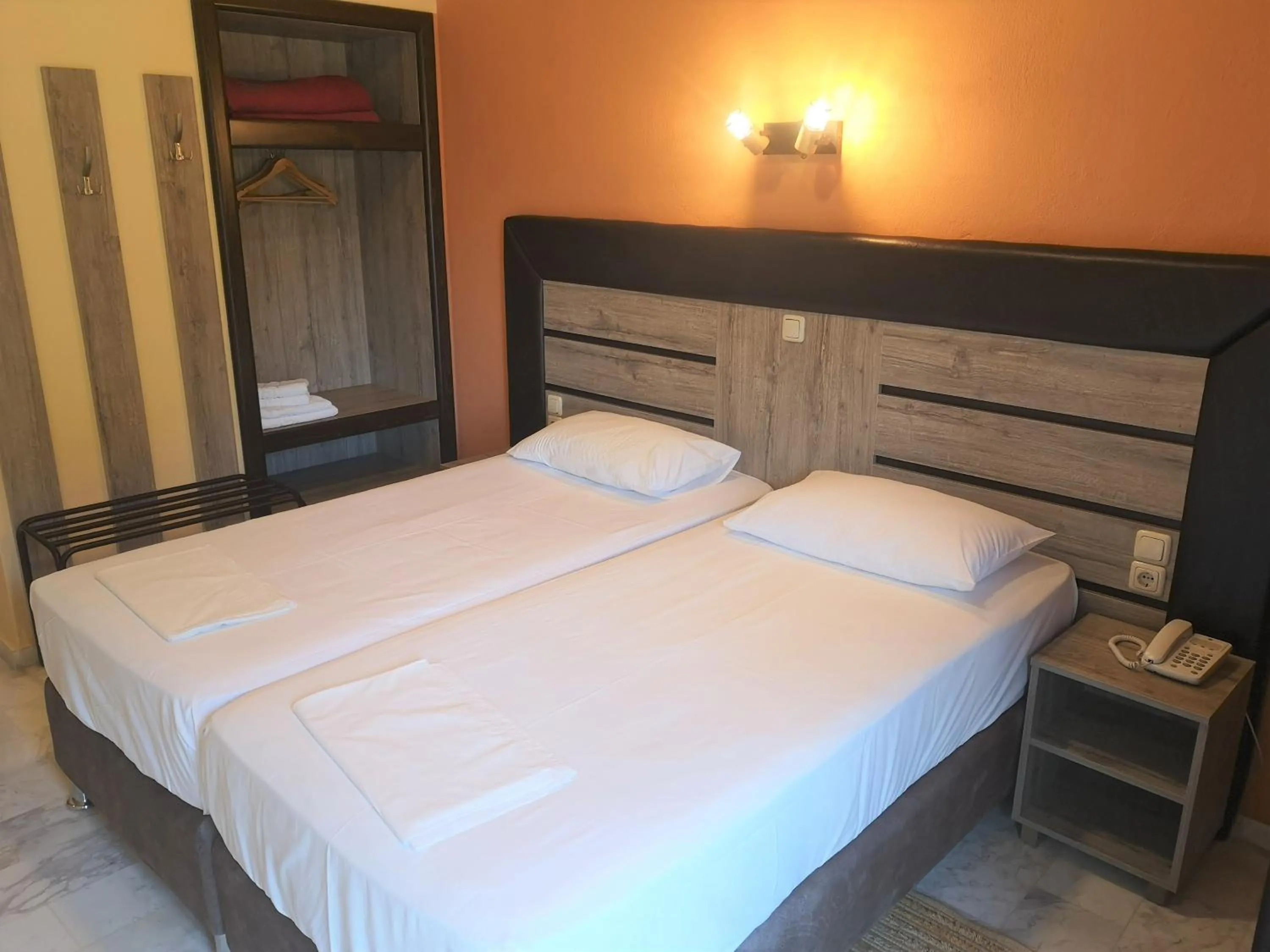 Bed in Spanias Hotel