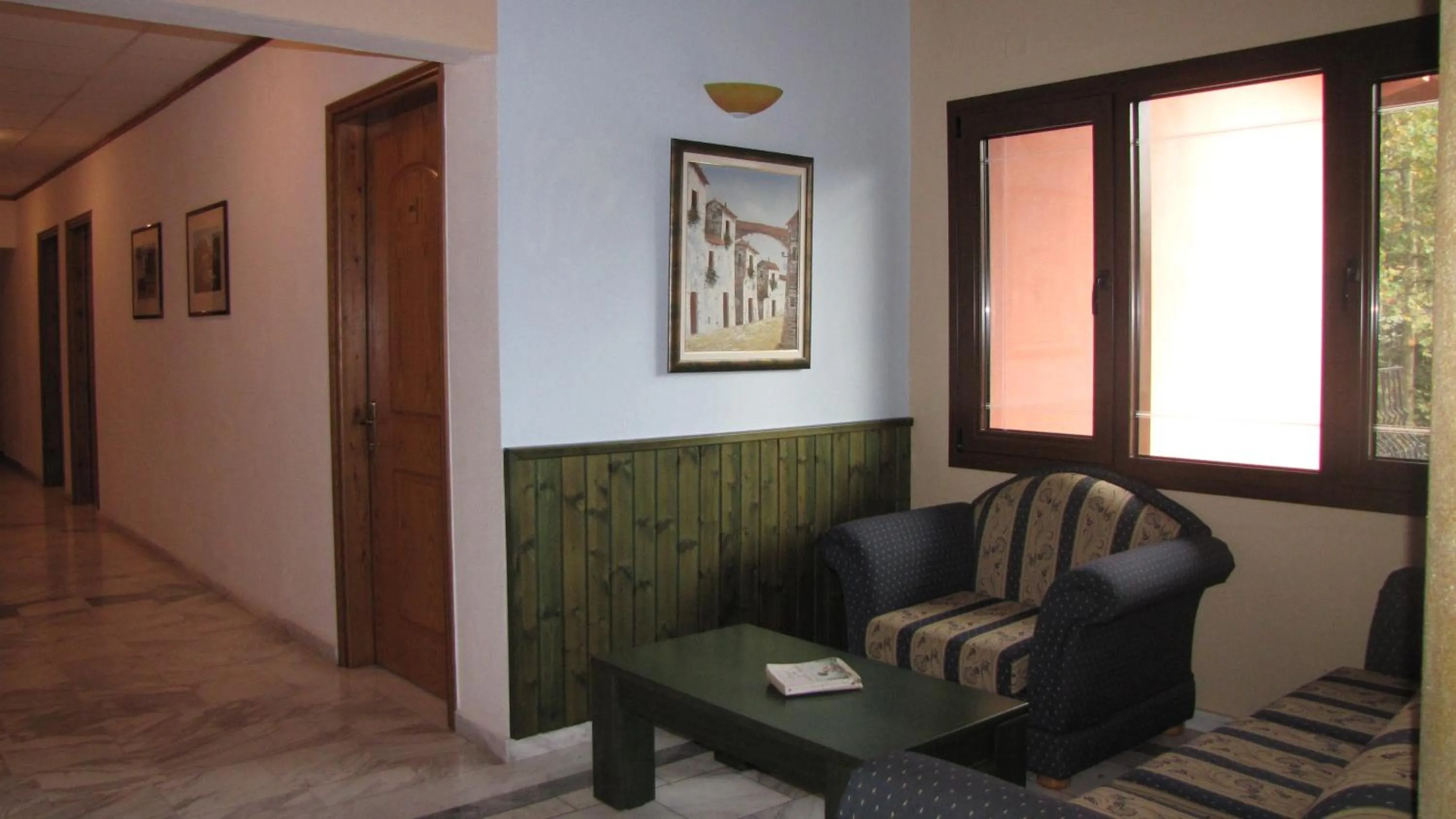 Decorative detail in Spanias Hotel