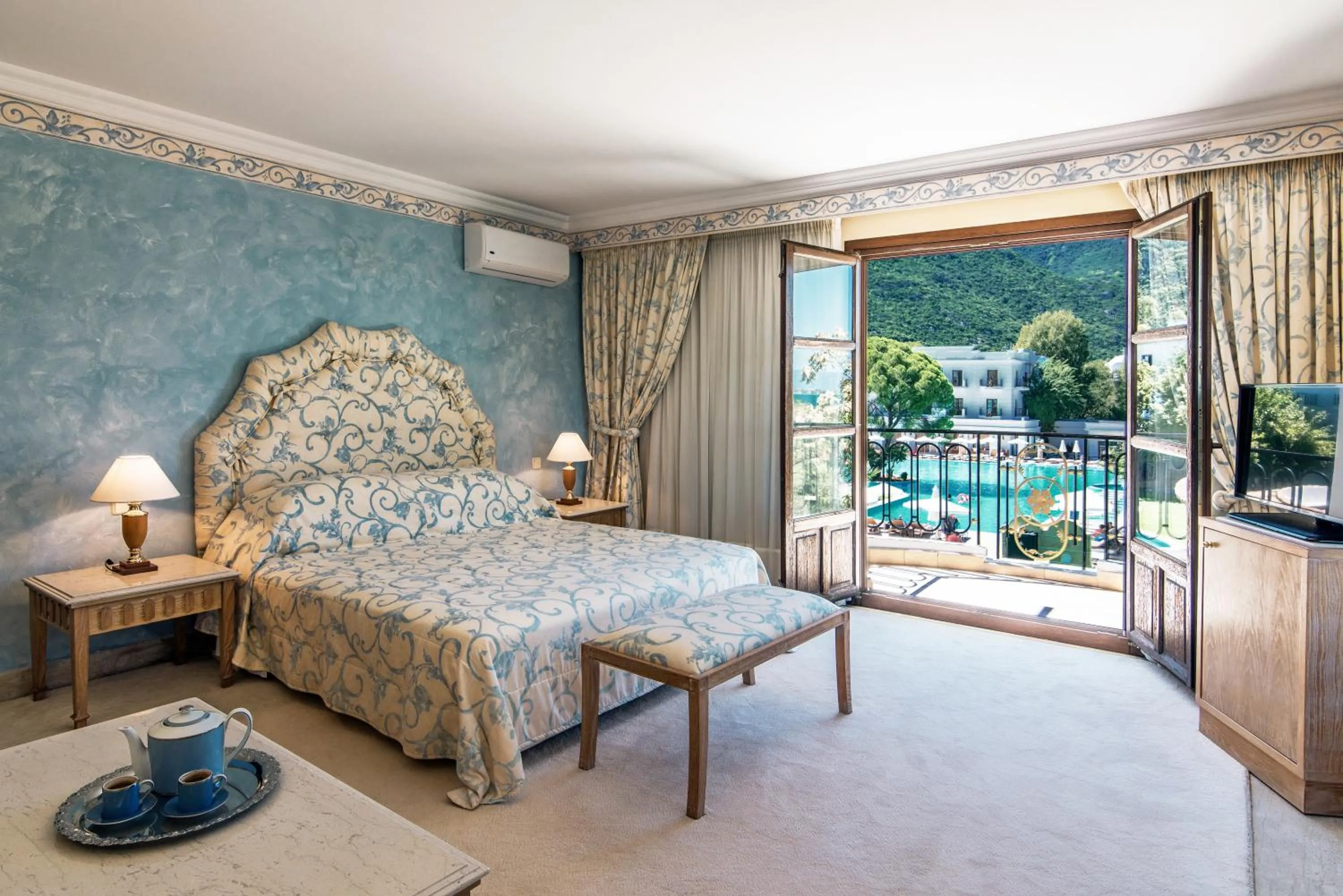 Bedroom, Bed in Mitsis Galini