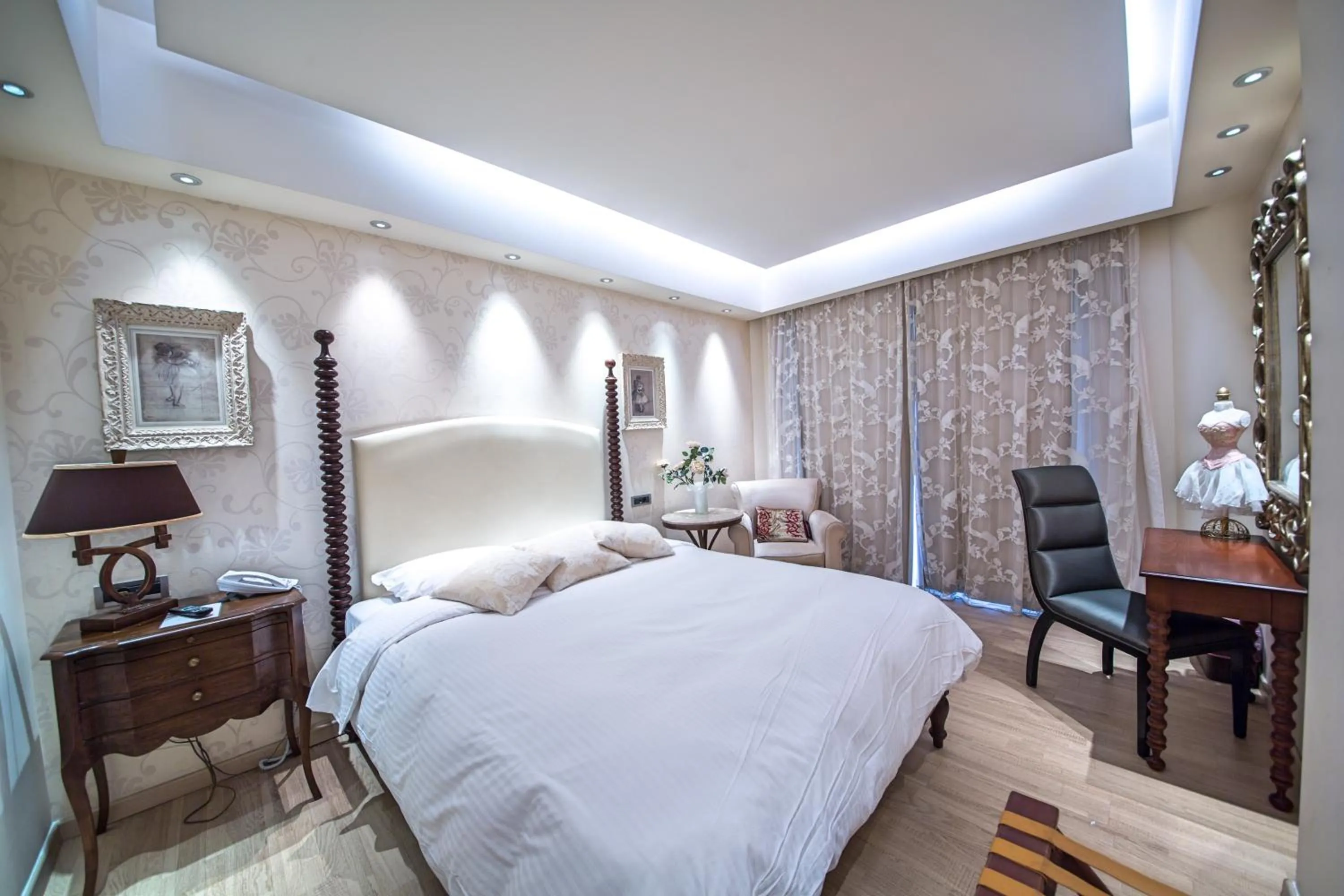 Bed in Comfy Boutique Hotel