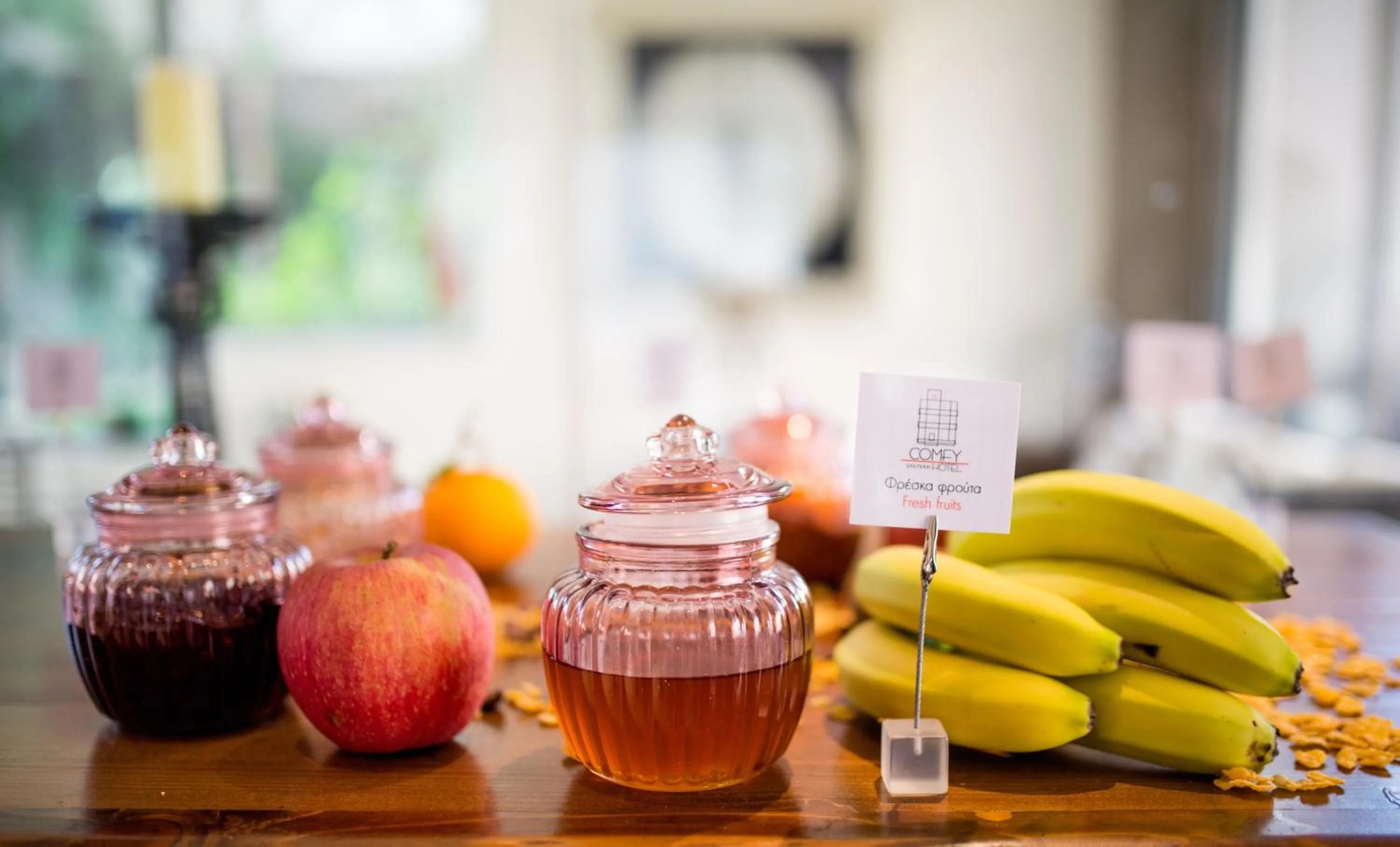 Food close-up in Comfy Boutique Hotel
