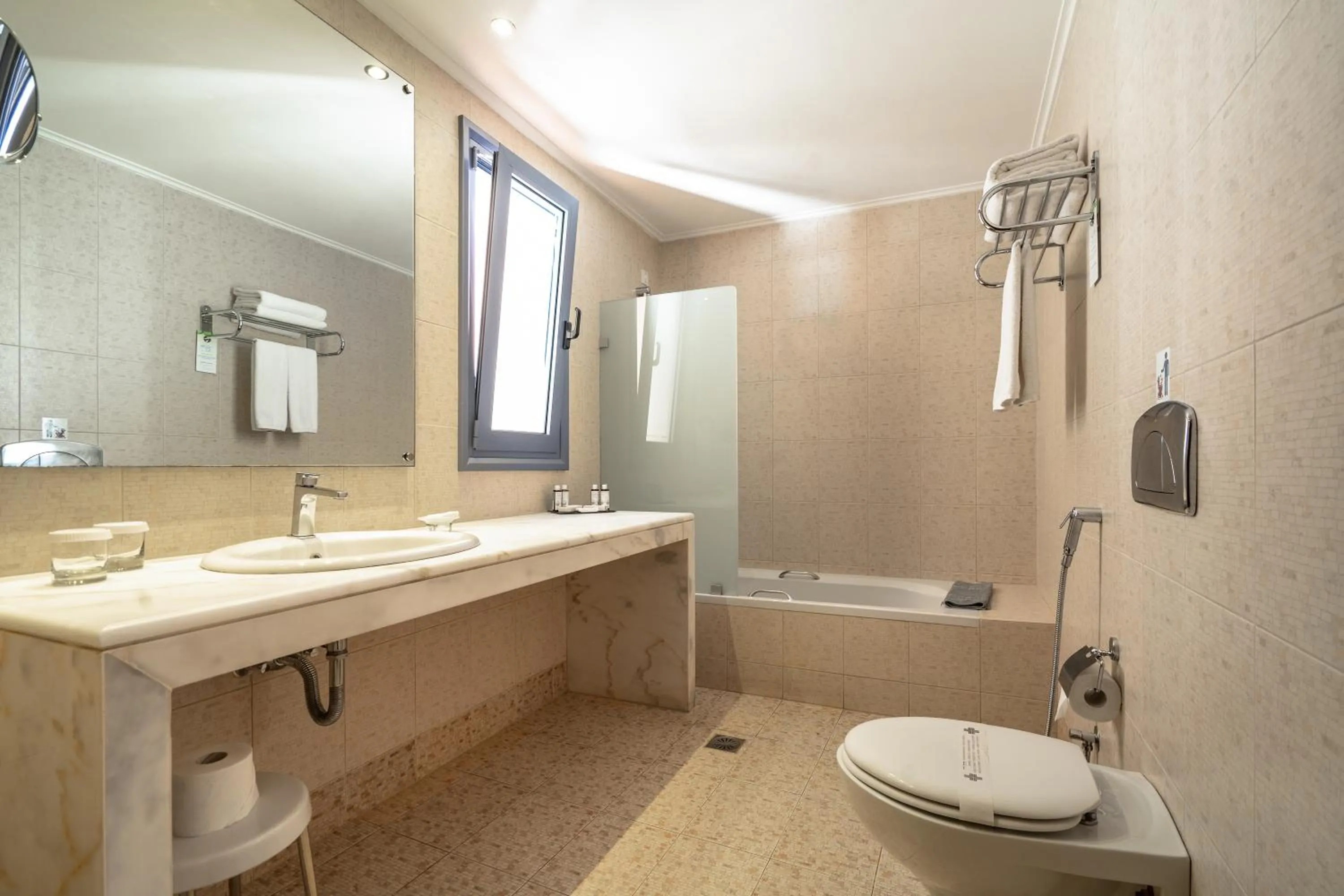 Bathroom in Porto Galini Seaside Resort & Spa