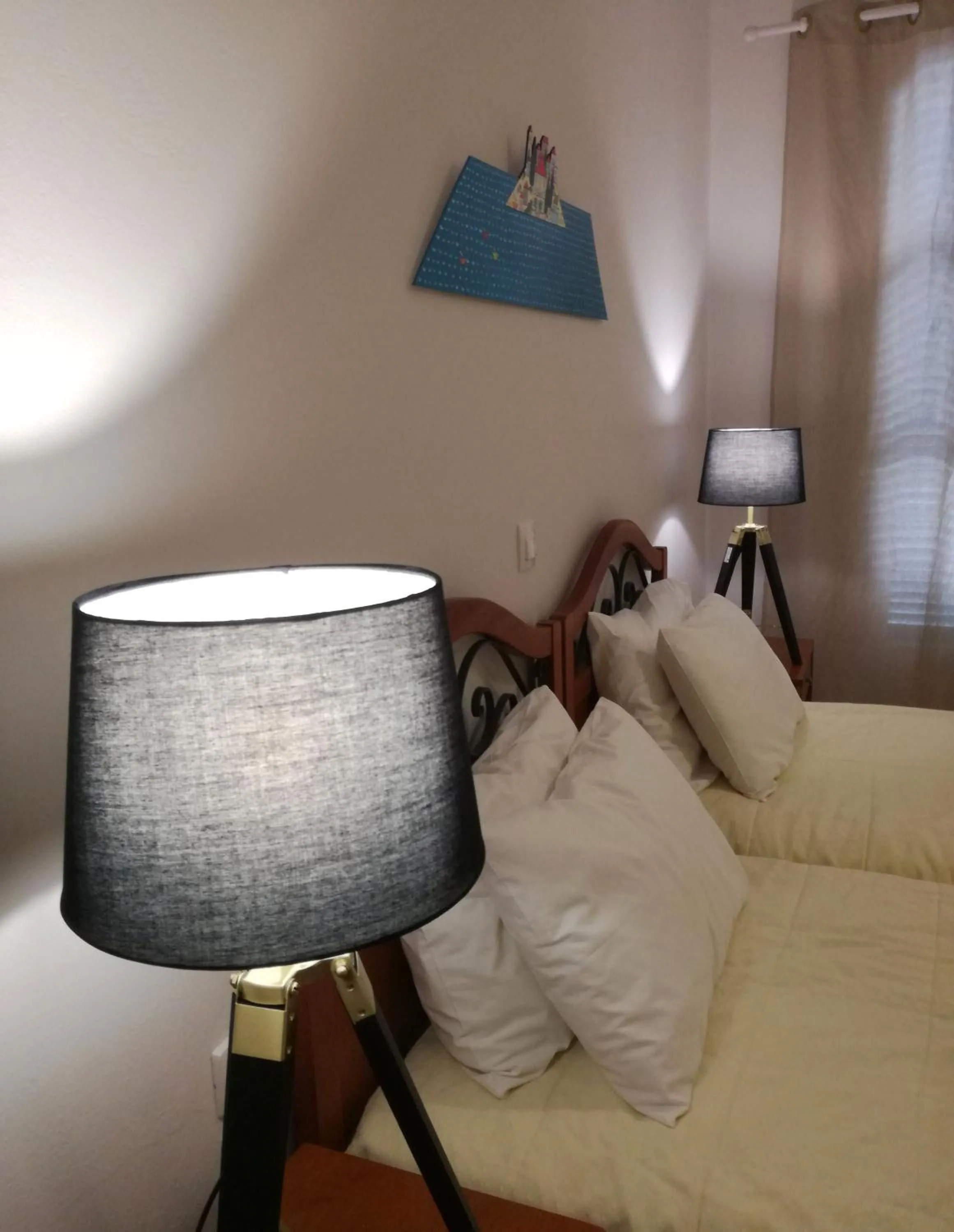 Decorative detail, Bed in A Hotel Faros