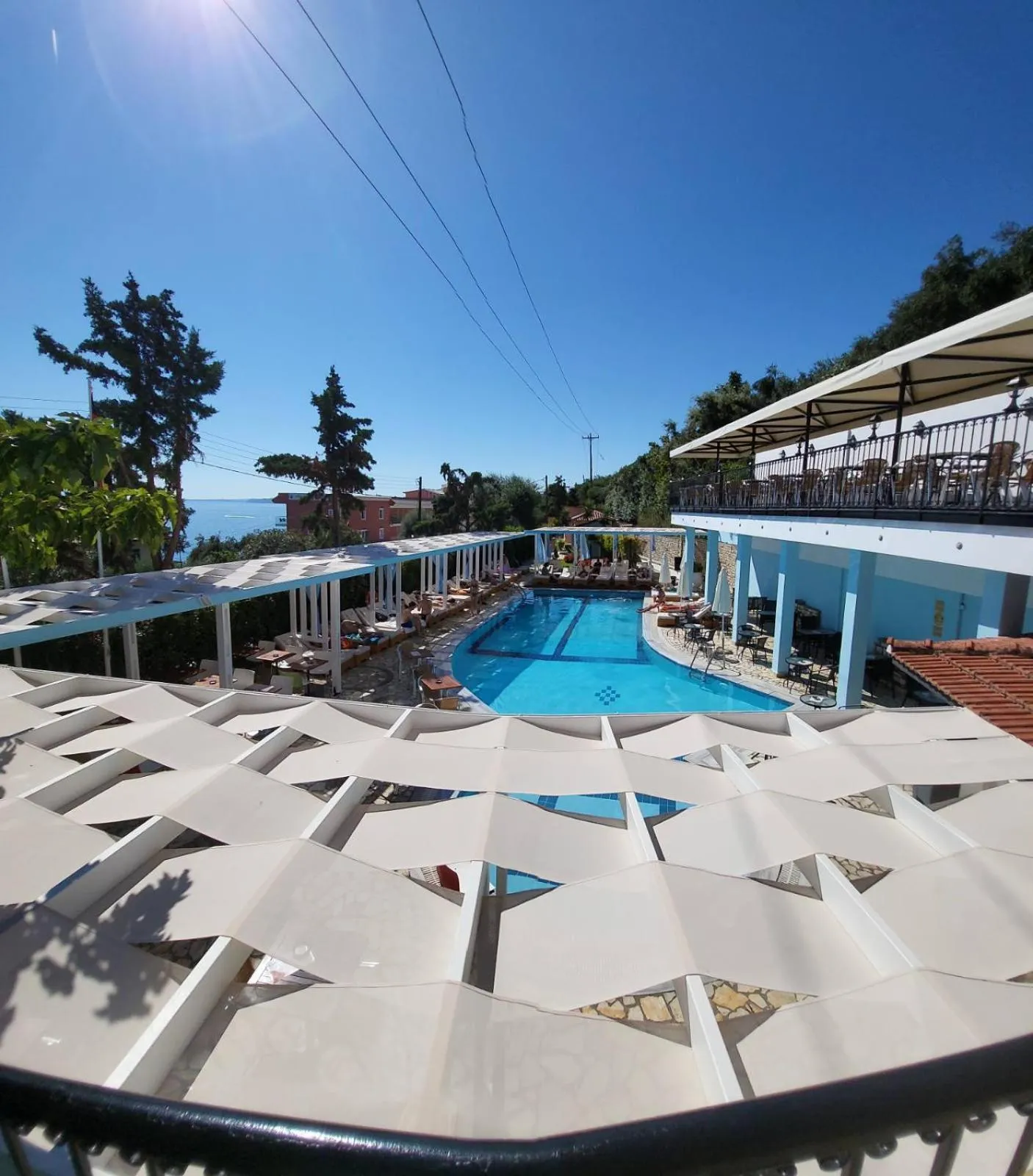 Swimming pool in Lido Corfu Sun Hotel 4 Stars All-inclusive