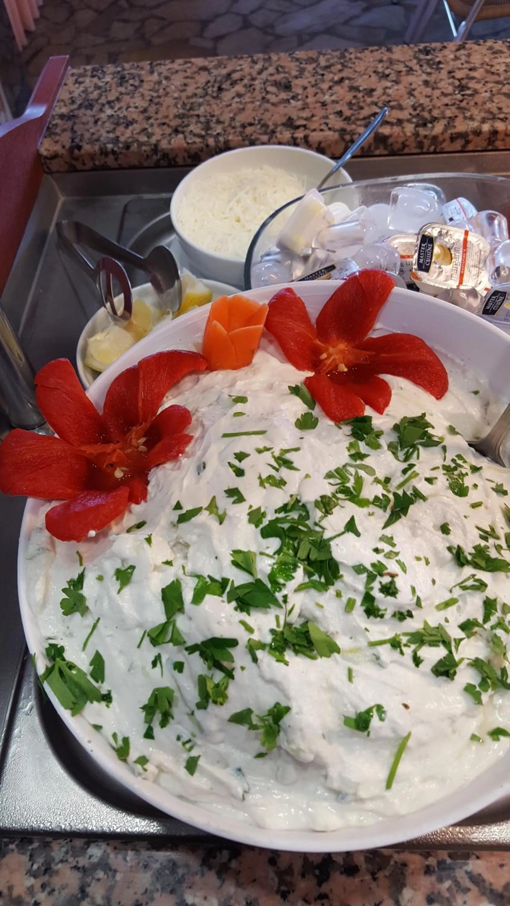 Food in Lido Corfu Sun Hotel 4 Stars All-inclusive