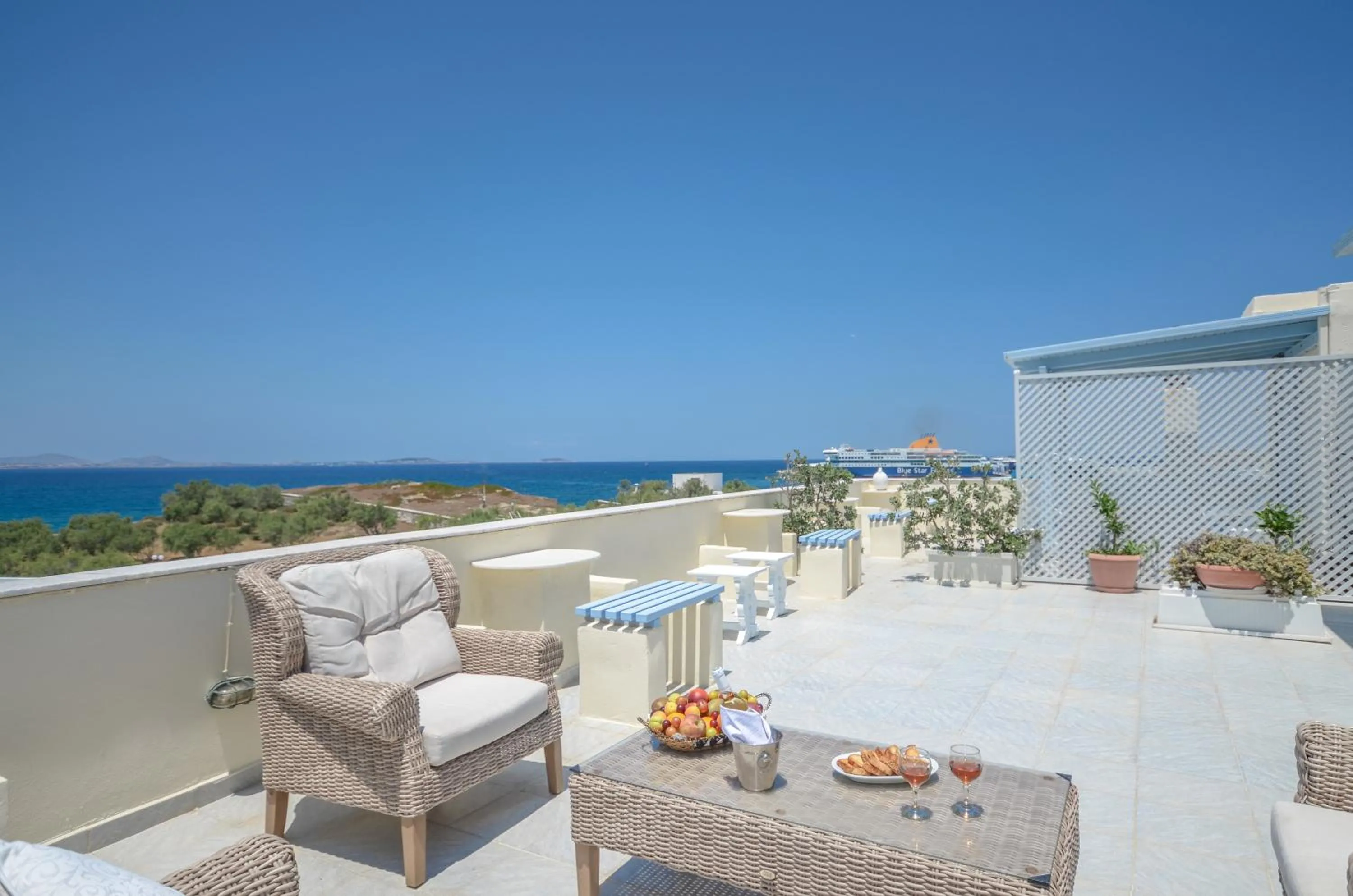 Balcony/Terrace in Kymata Hotel