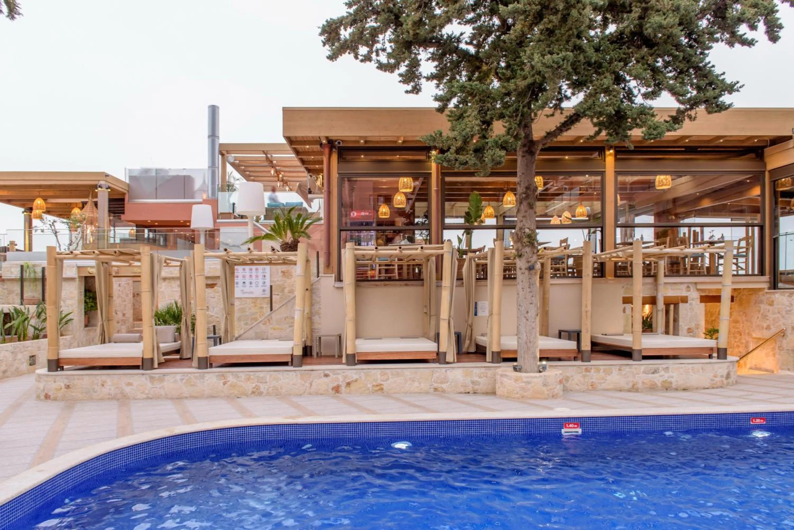 Pool view in Esperides Resort Crete, The Authentic Experience