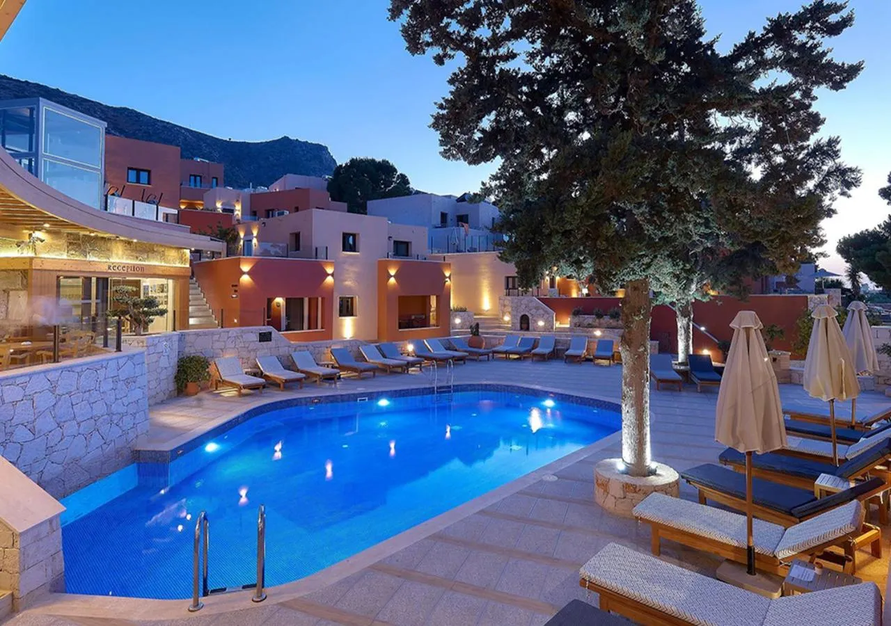 Pool view in Esperides Resort Crete, The Authentic Experience