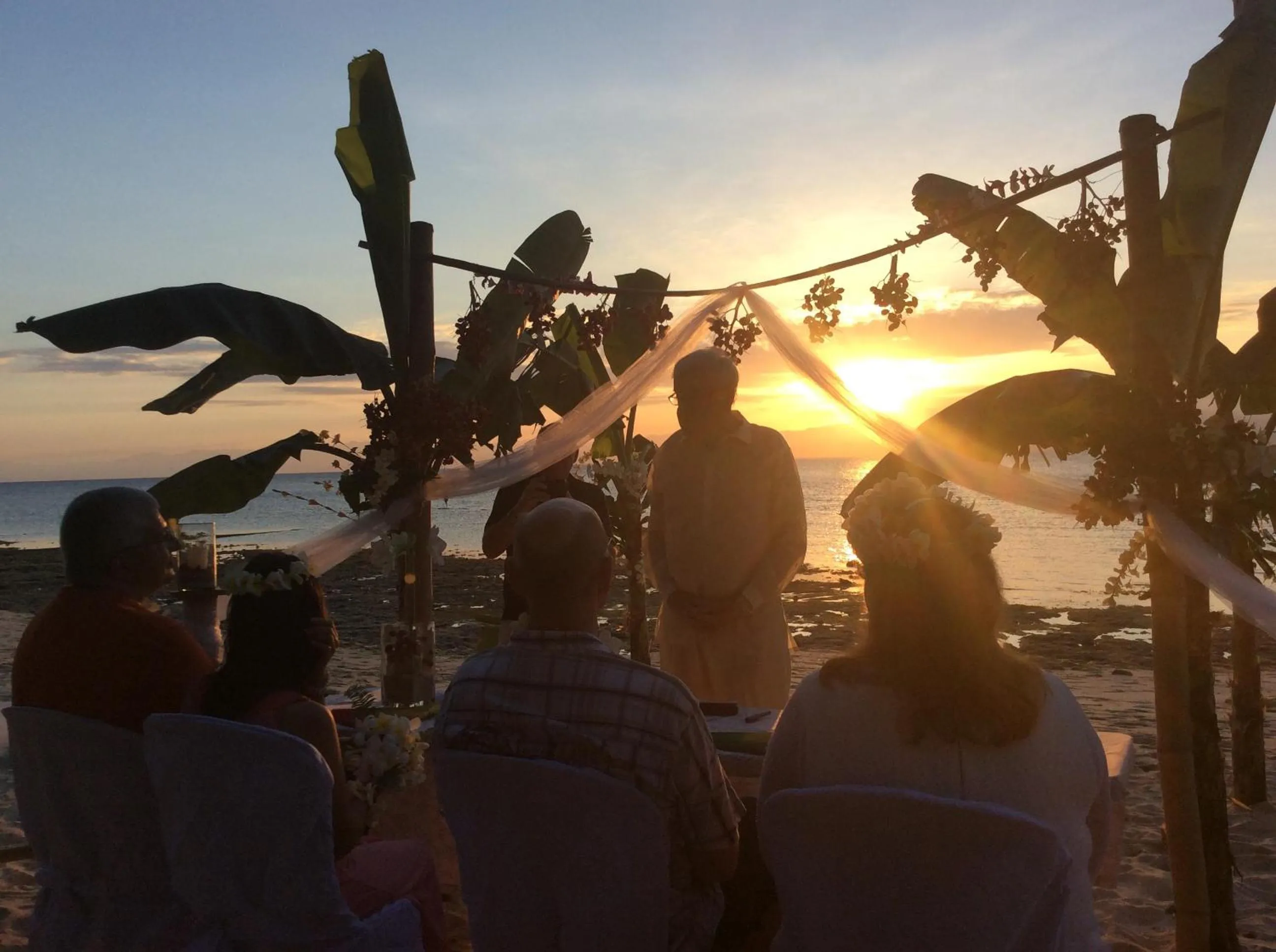 Sunset in Ravenala Beach Bungalows