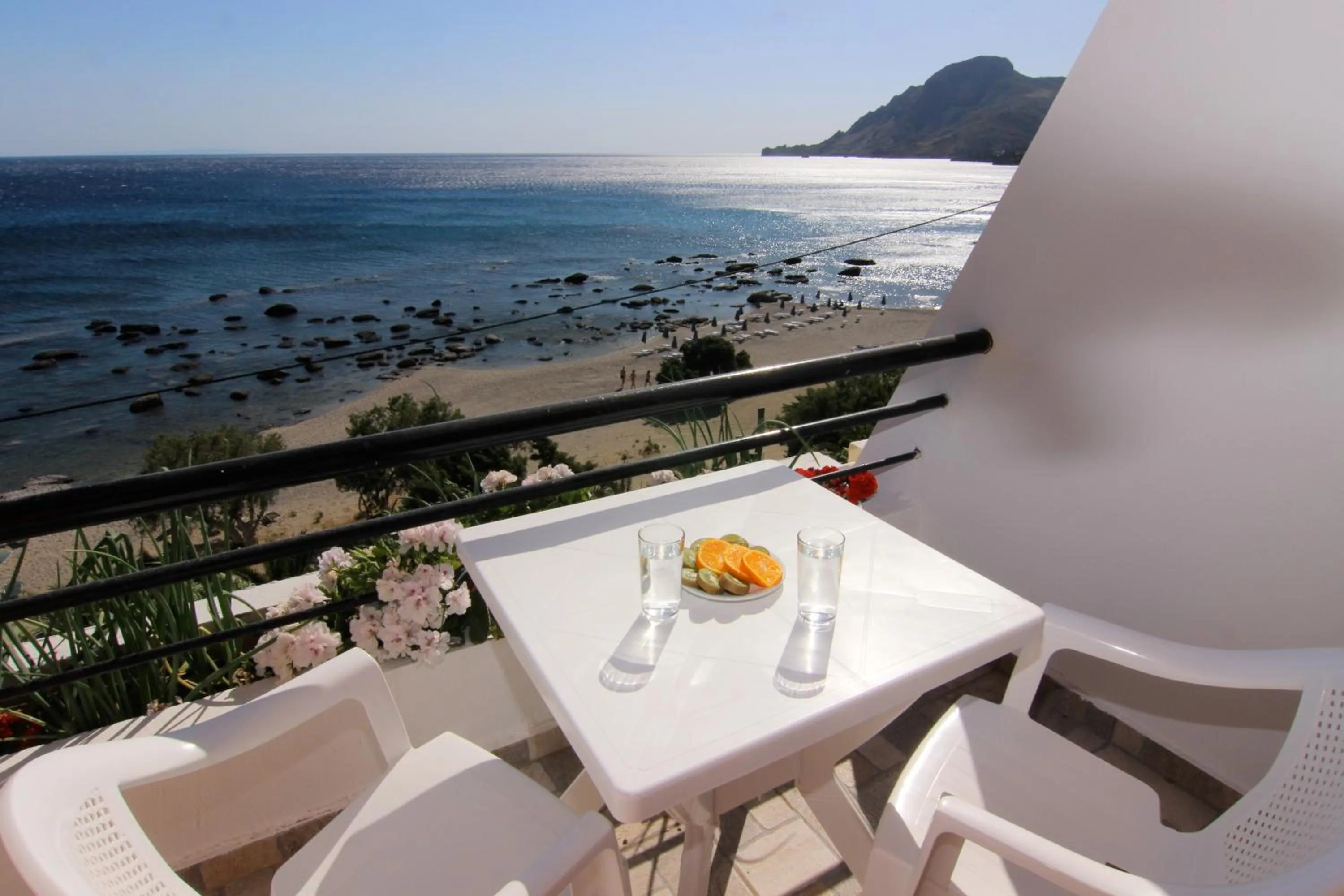 Balcony/Terrace in Creta Mare Hotel