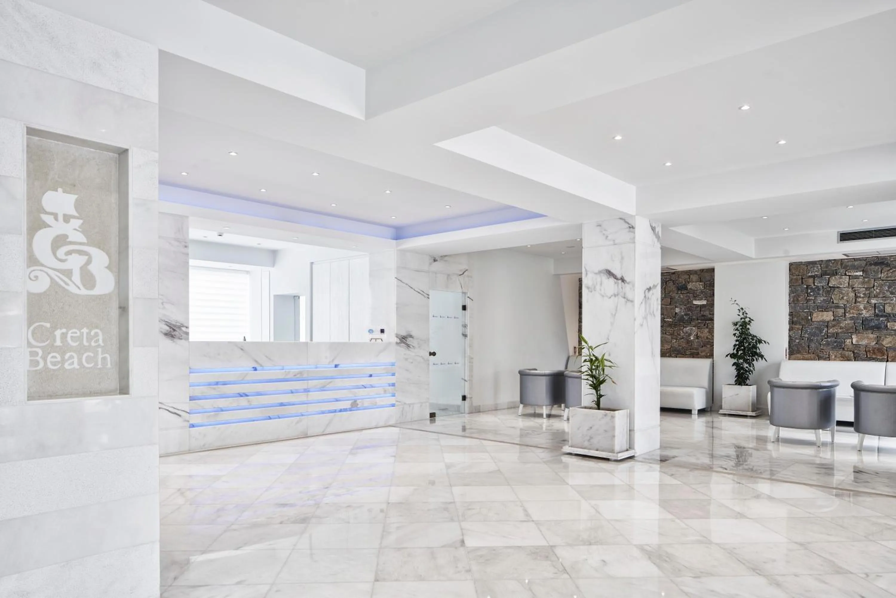 Lobby or reception in Civitel Creta Beach
