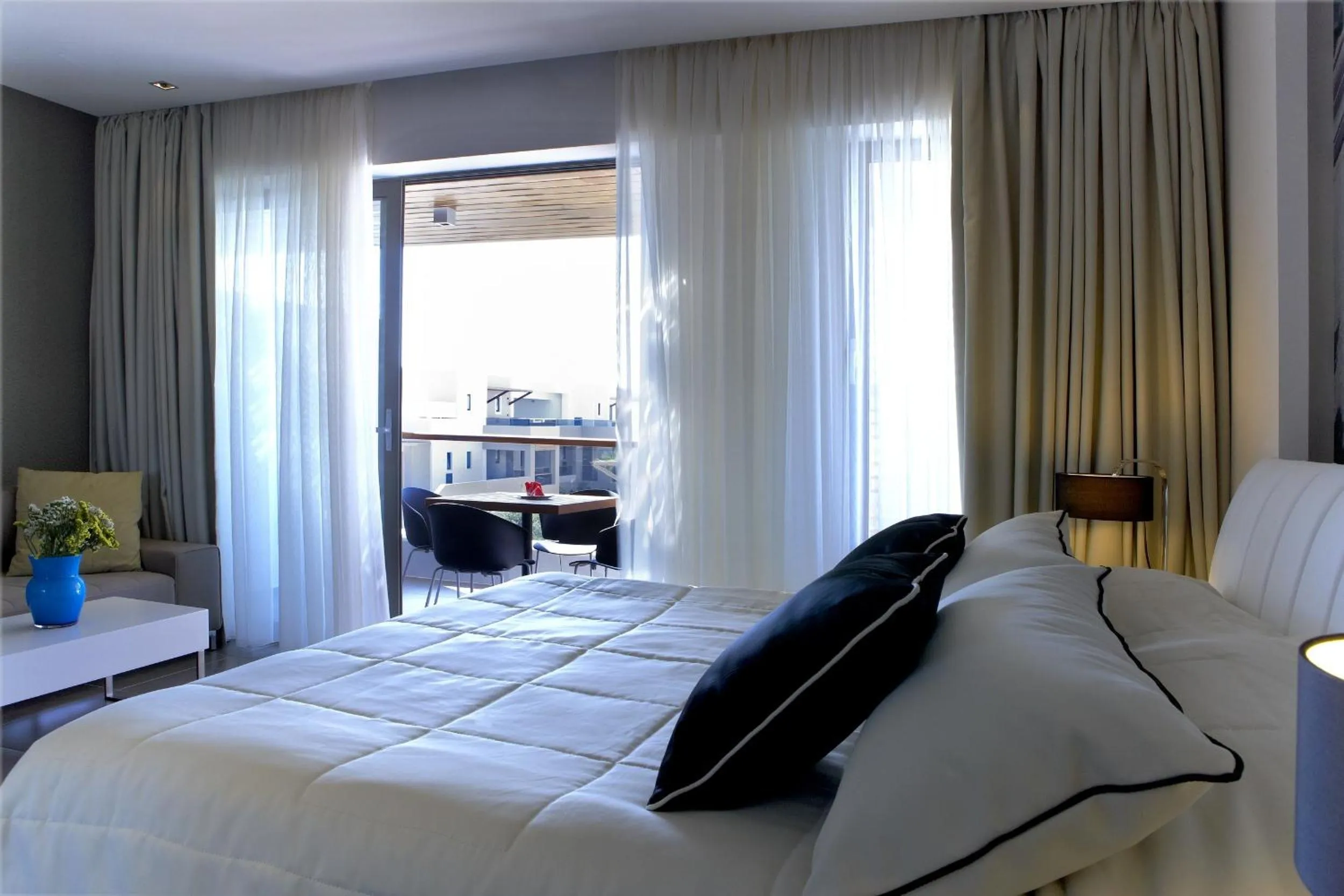 Bedroom, Bed in Pelagos Suites Hotel & Spa