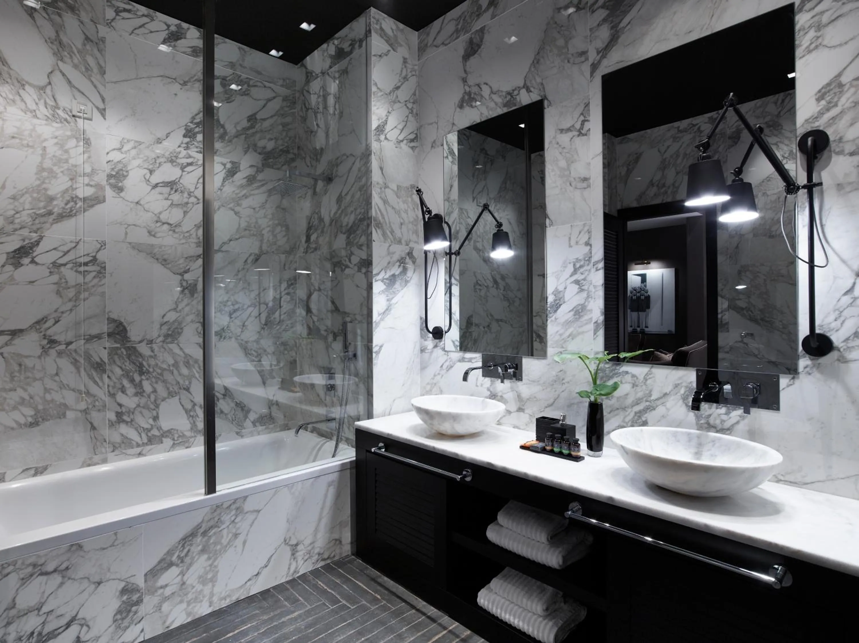 Bathroom in Pelagos Suites Hotel & Spa