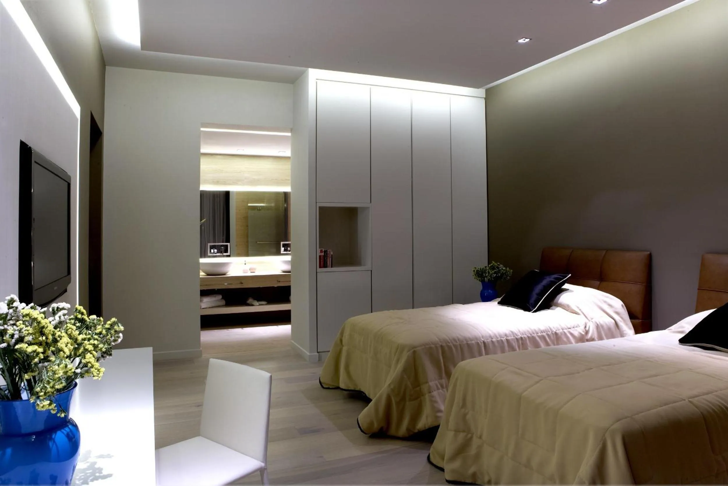 Bedroom, Bed in Pelagos Suites Hotel & Spa
