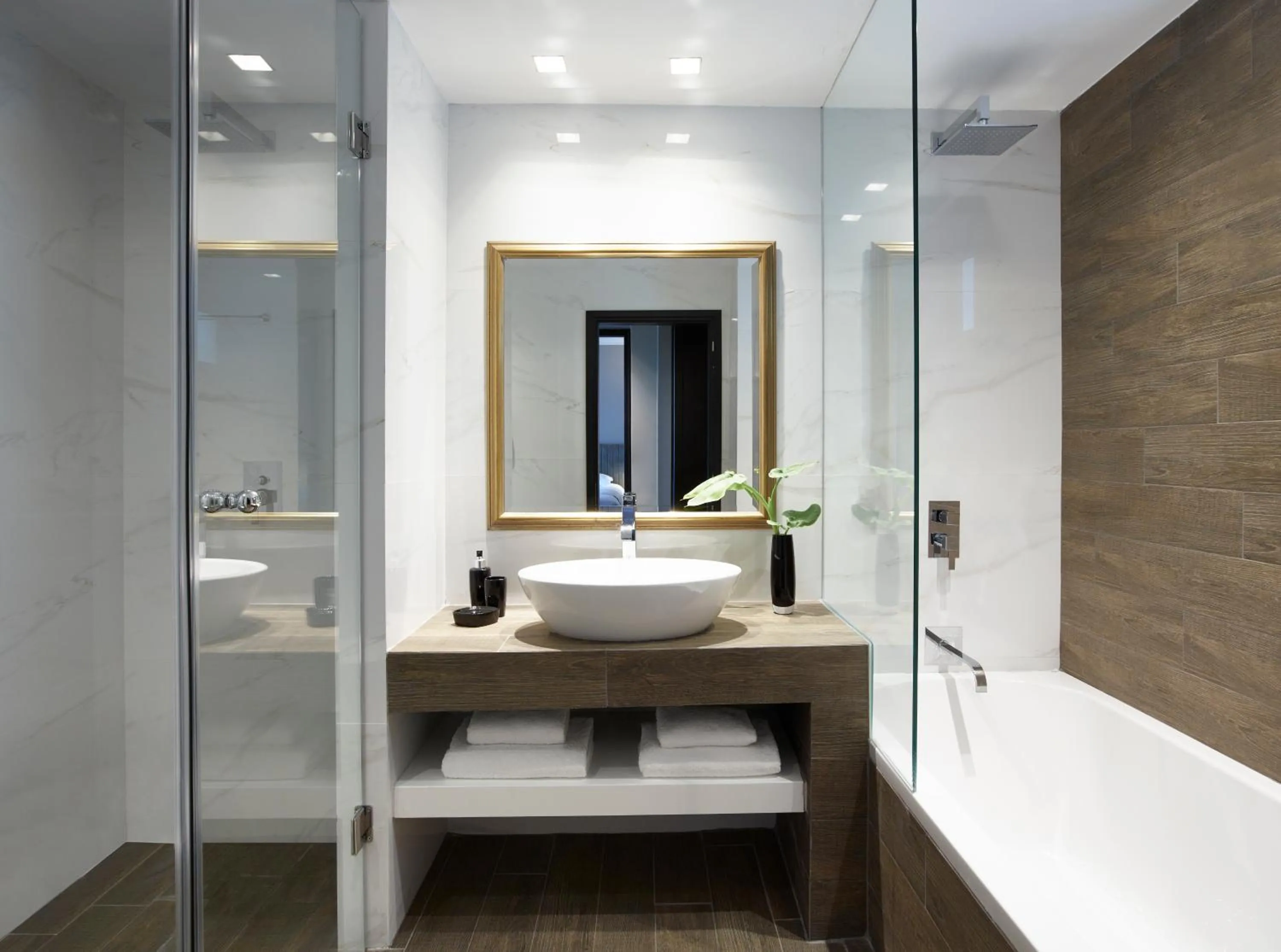 Bathroom in Pelagos Suites Hotel & Spa