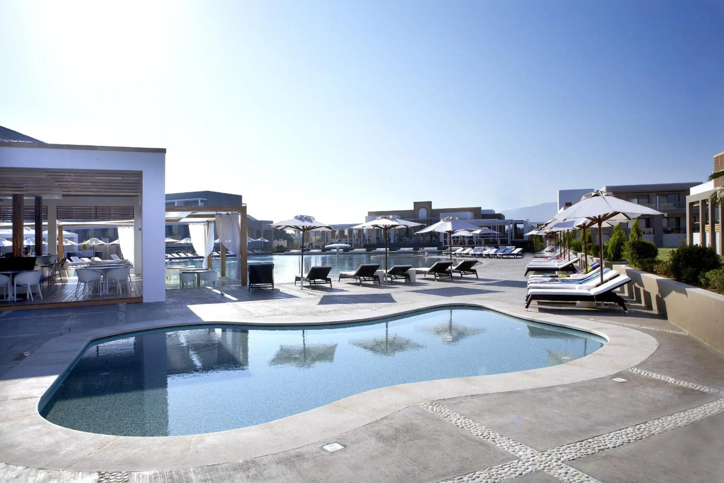 Swimming pool in Pelagos Suites Hotel & Spa