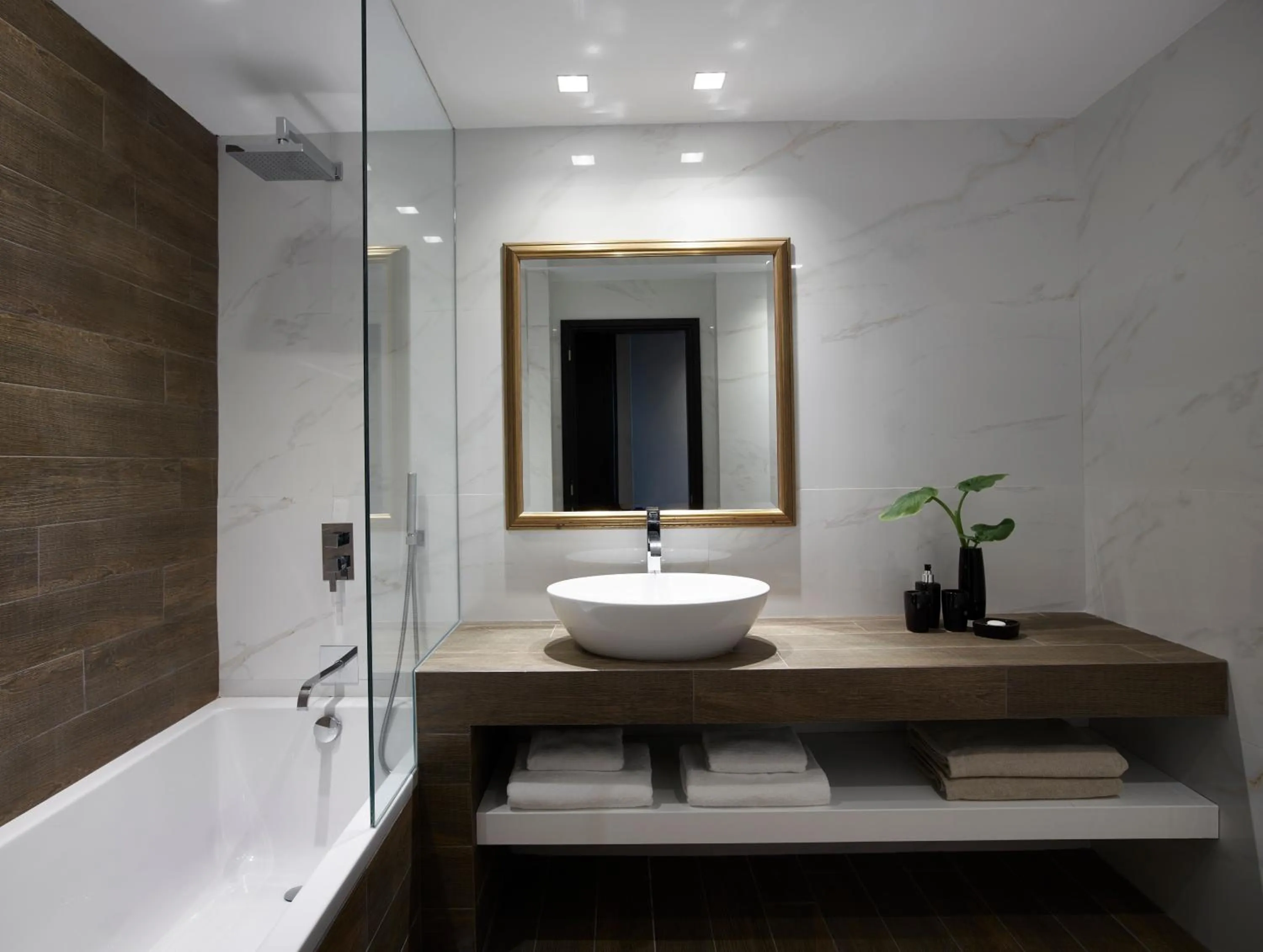 Bathroom in Pelagos Suites Hotel & Spa