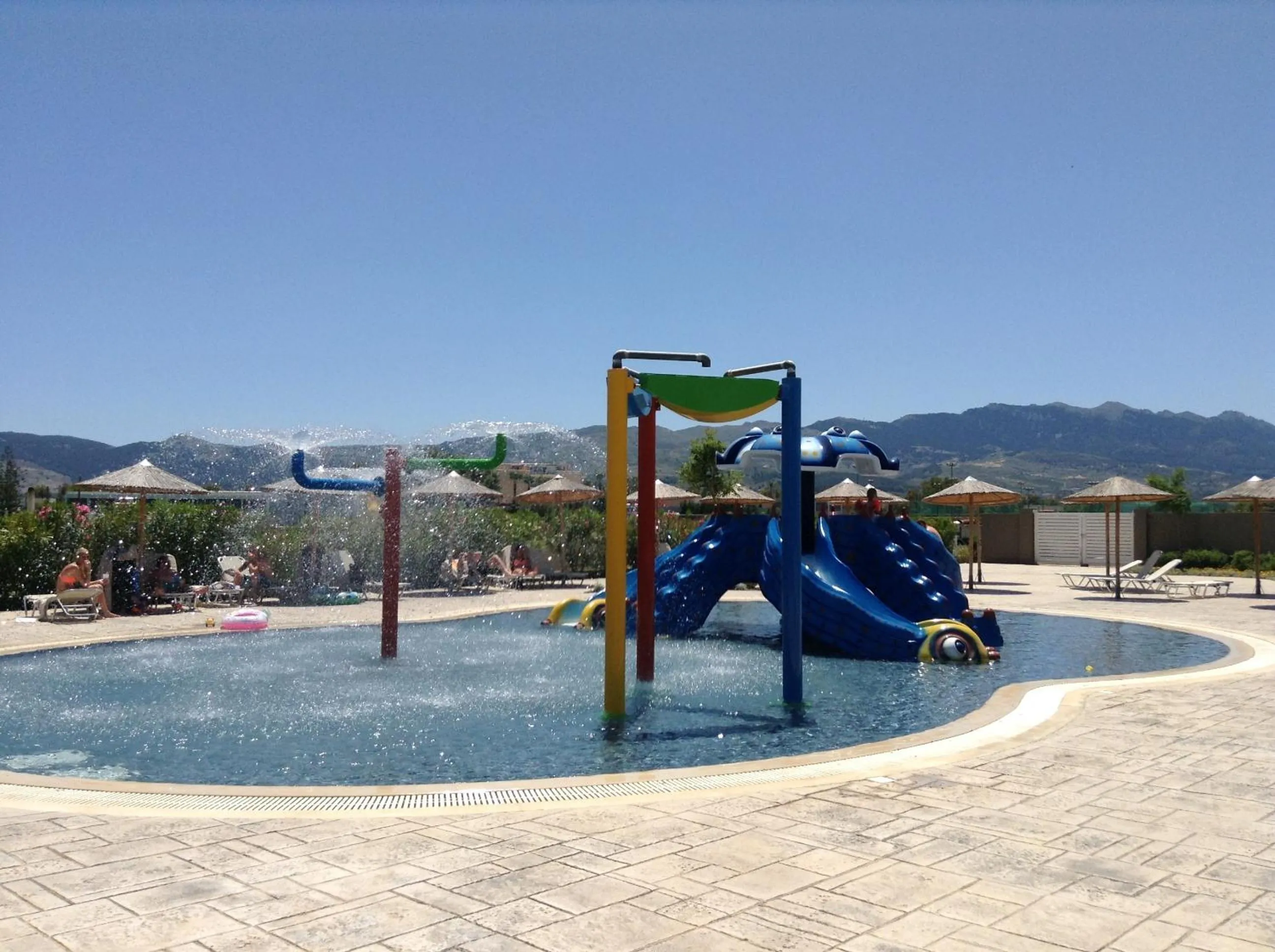 Aqua park in Pelagos Suites Hotel & Spa