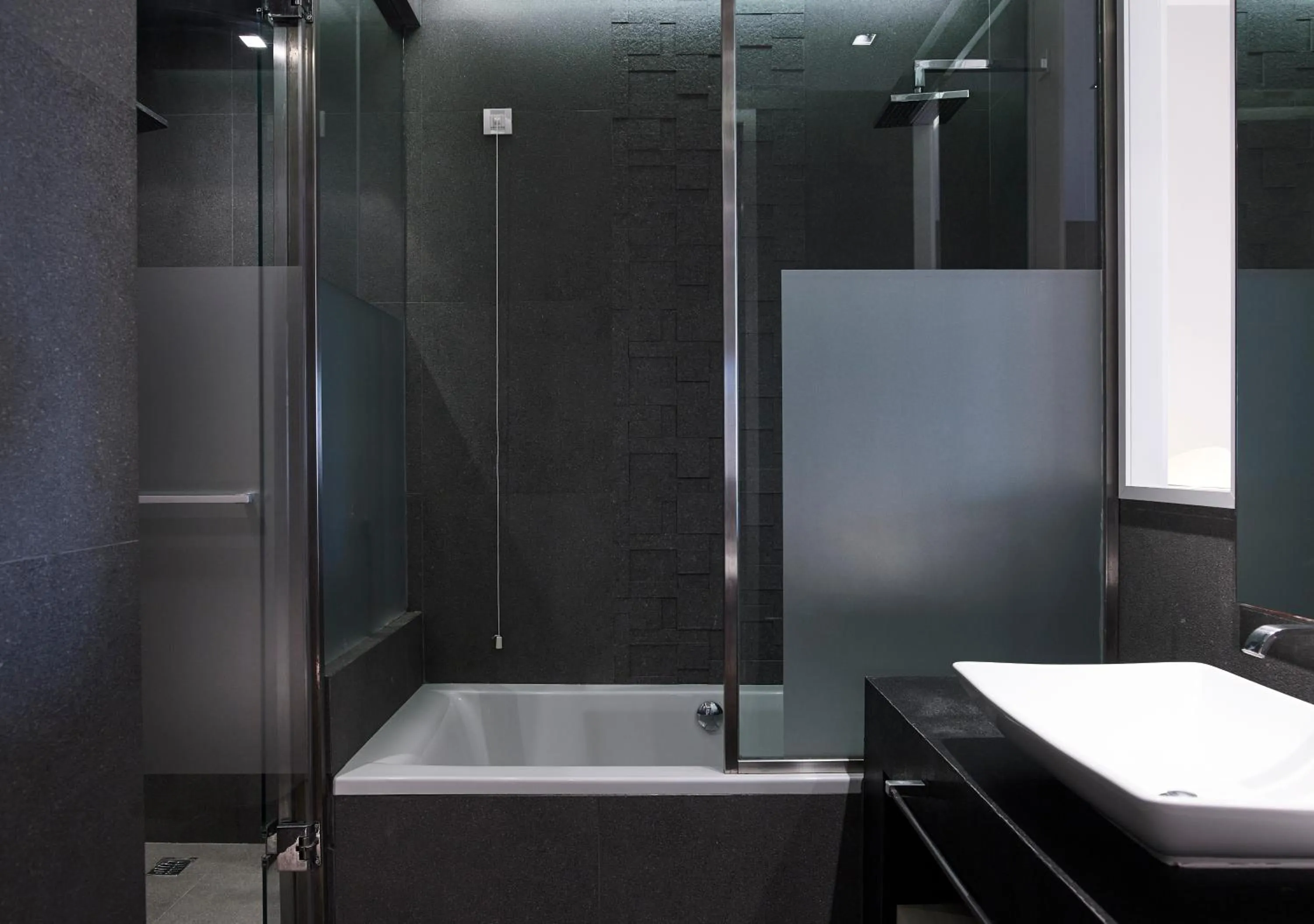 Bathroom in Pelagos Suites Hotel & Spa