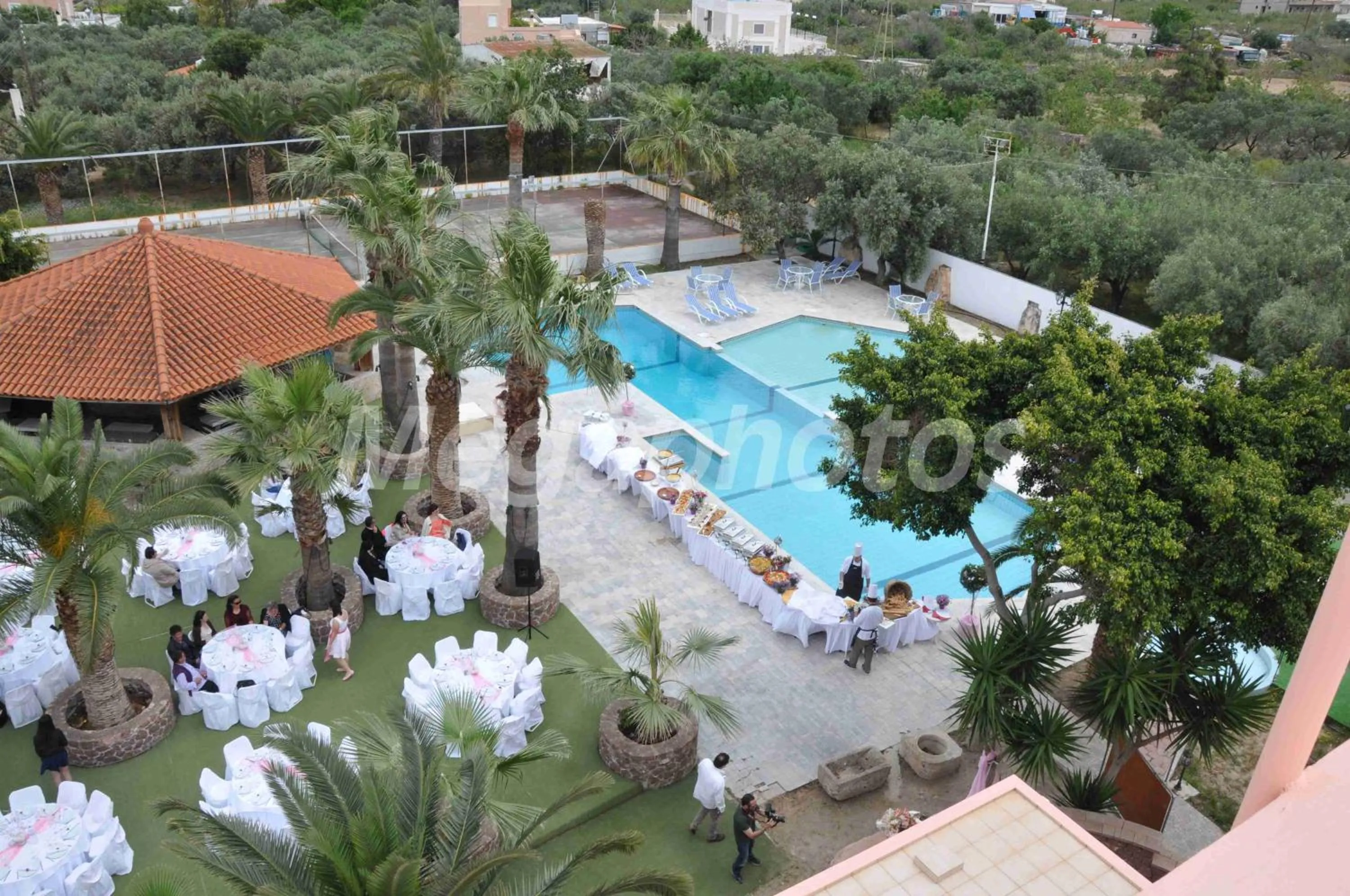 Bird's eye view in Hotel Klonos - Kyriakos Klonos