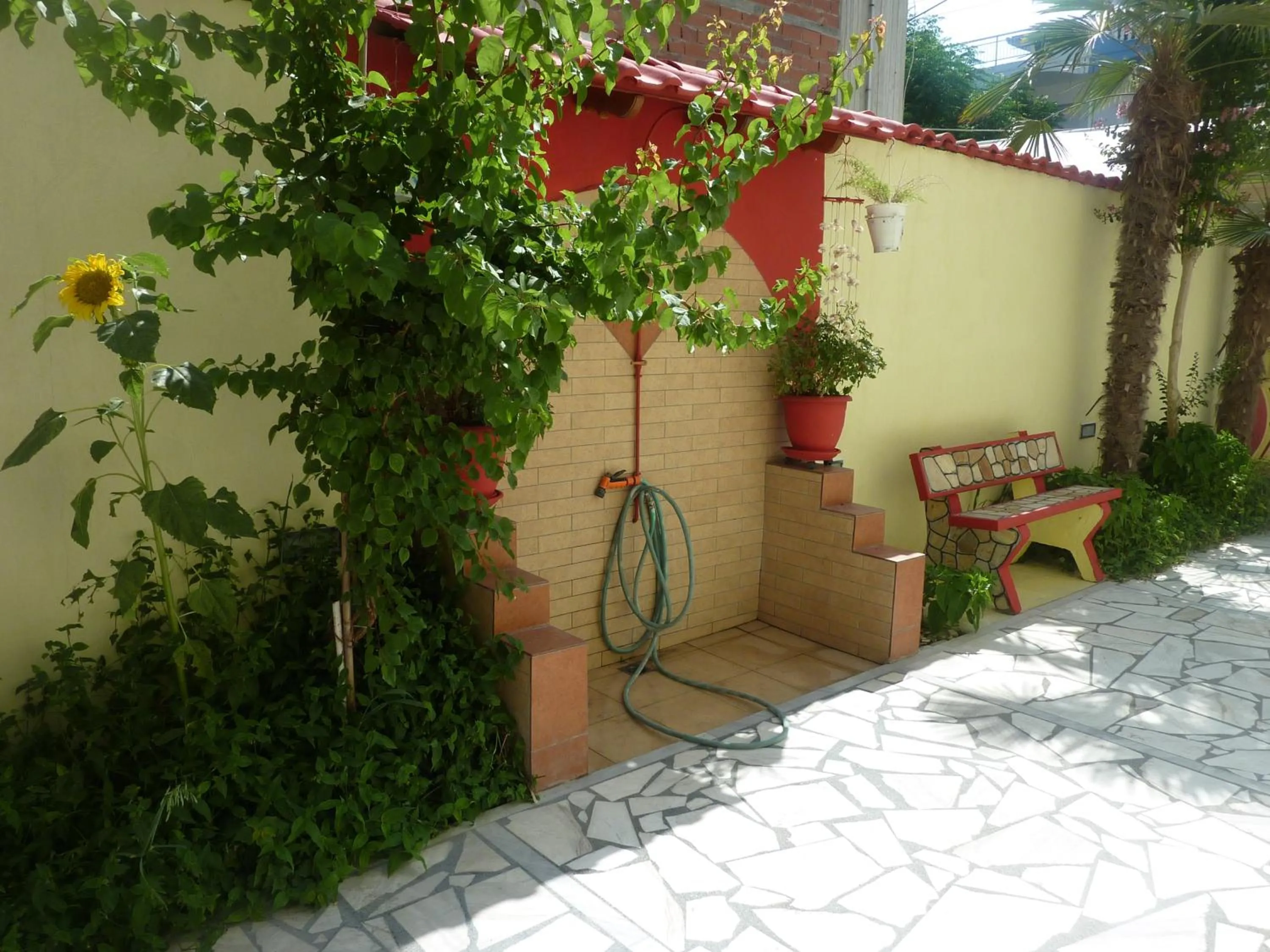 Patio in Hotel White Rose Beach